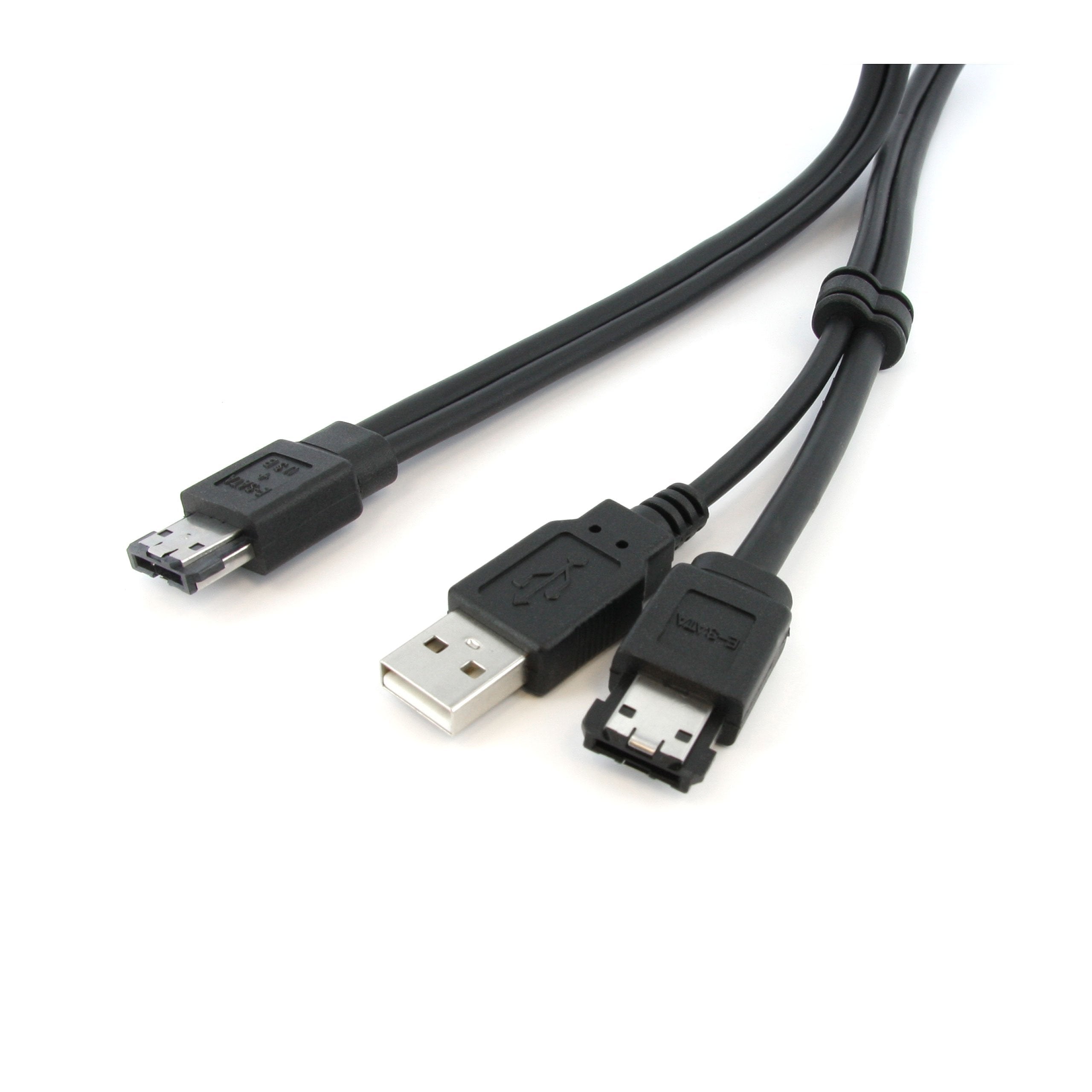 Startech.Com Esata And Usb A To Power Esata Cable   Power Over Esata Cable   Esatap (M) To Usb, Esata (M)   3 Ft   Esatausbmm3,B