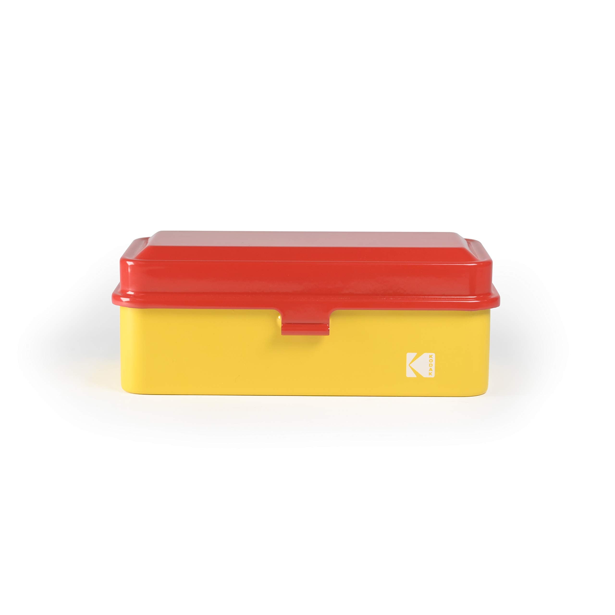 Kodak 120/135 Film Case   For 8 Rolls Of 120 Films / 10 Rolls Of 35Mm Films   Retro Steel Case To Sort & Safeguard Film (Red) (F