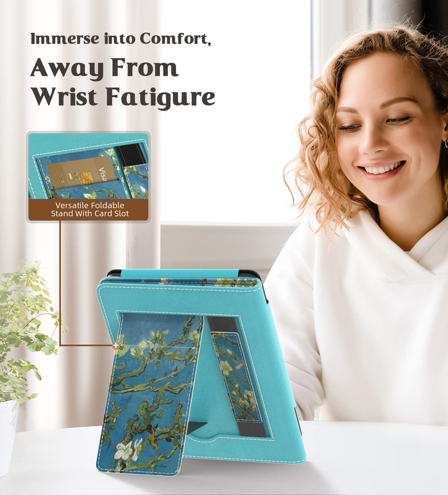 Moko Case Fits All New 6'' Kindle (11Th Generation, 2022 Release)/ Kindle (10Th Gen,2019)/ Kindle (8Th Gen, 2016), Ultra Lightwe