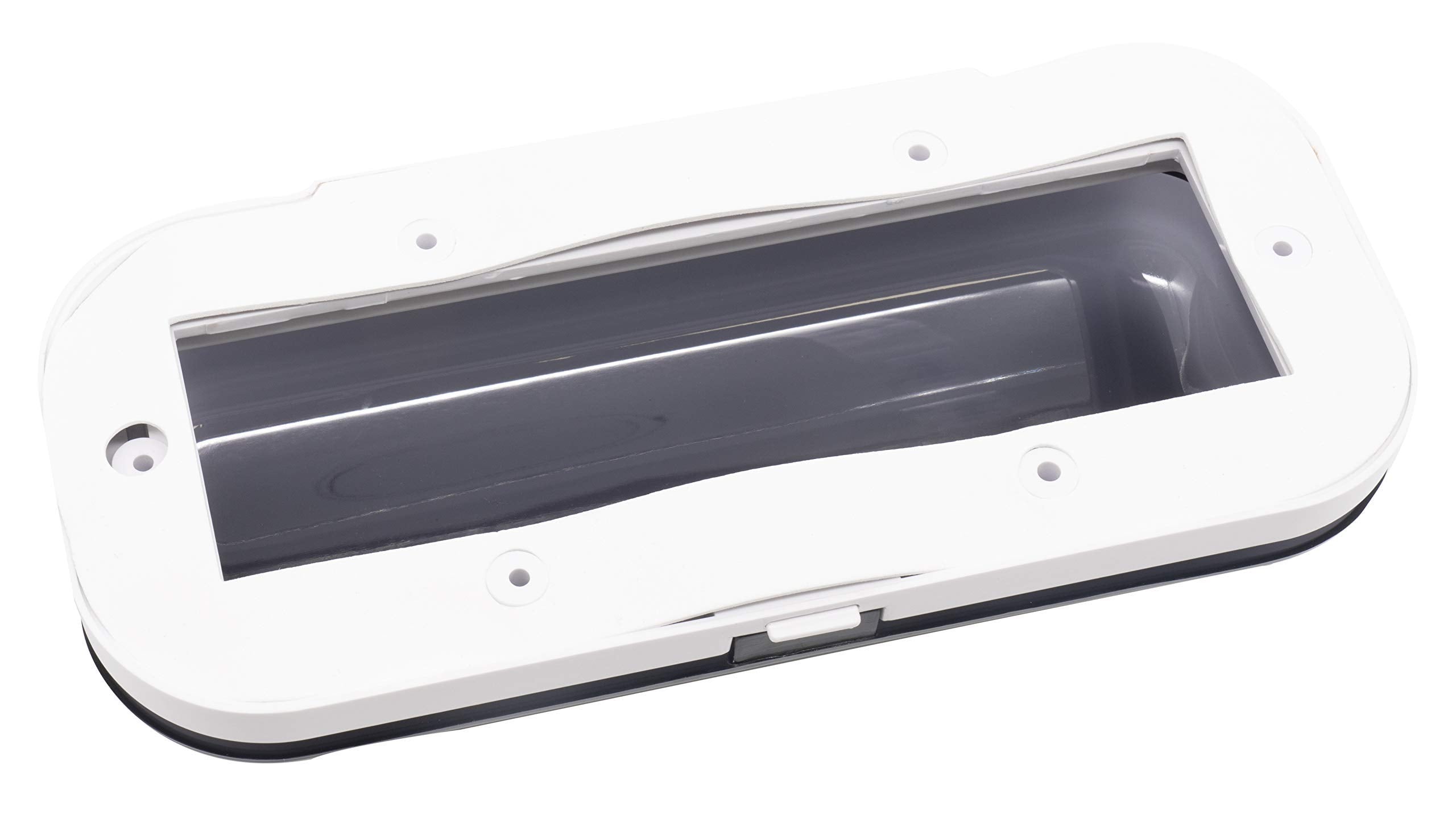 Belva Bmrc3W Universal Flip Up, White Water Resistant Marine Radio Cover/Radio Splash Guard