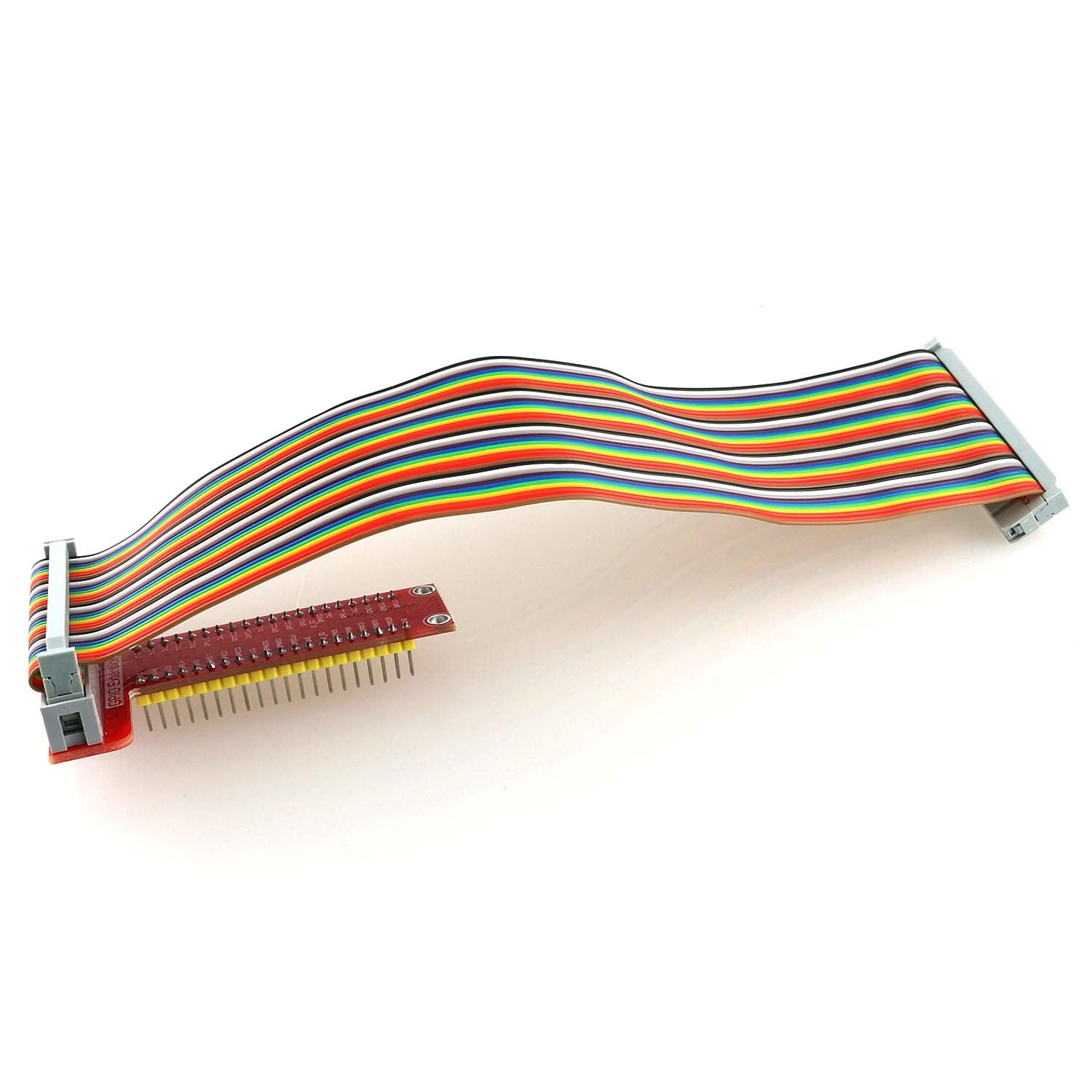 Dgzzi Rpi Gpio Breakout Expansion Board+ 21Cm 40Pin Gpio Flat Ribbon Cable For 4B/3B/3B+/2B/1B+