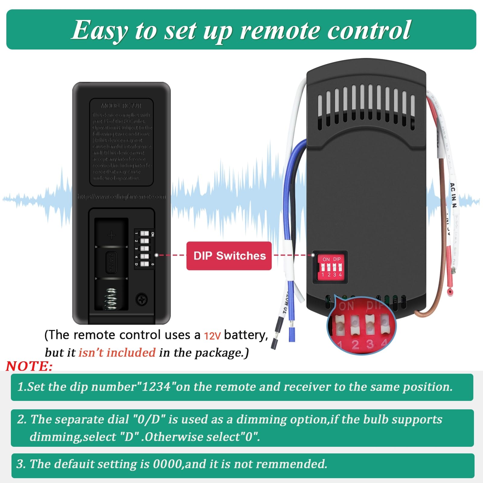 Hampton Bay Universal 3 Speed Ceiling Fan Remote Control Kit Replacement For Hampton Bay Home Decorators Collection Hunter   Wal