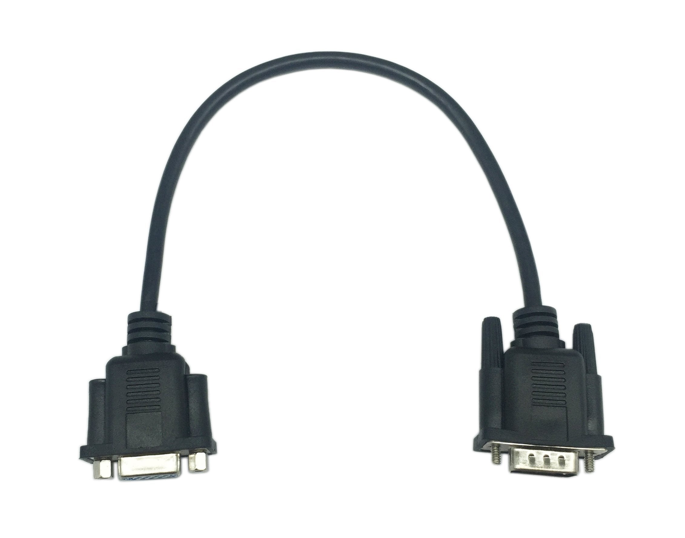 Cerrxian 1Ft Vga Svga 15 Pin Hd15 Male To Female Adapter Video Monitor Extension Cable For Pc Laptop Tv Porjector(Mf)