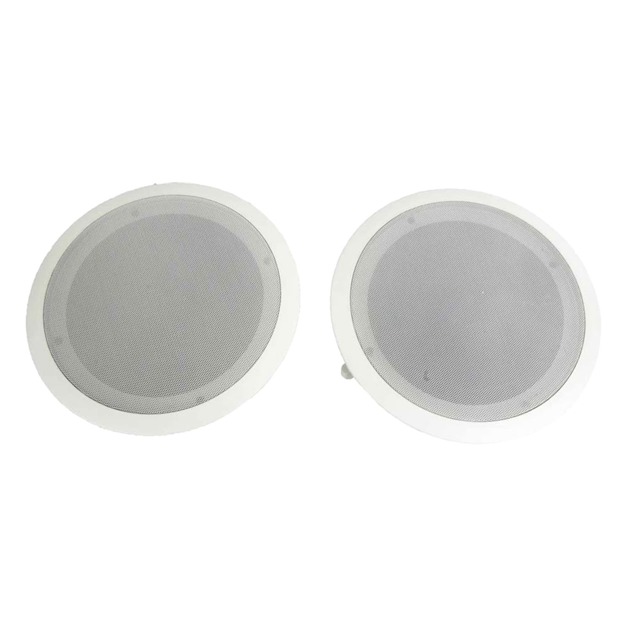 8 2-Way Midbass Woofer Speakers - Pair In-Wall/In-Ceiling Woofer Speaker System 1 High-Temperature Voice Coil Flush Mount De