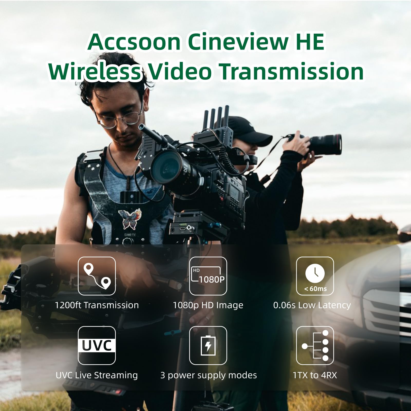 Accsoon Cineview He Multispectrum Wireless Video Transmitter And Receiver