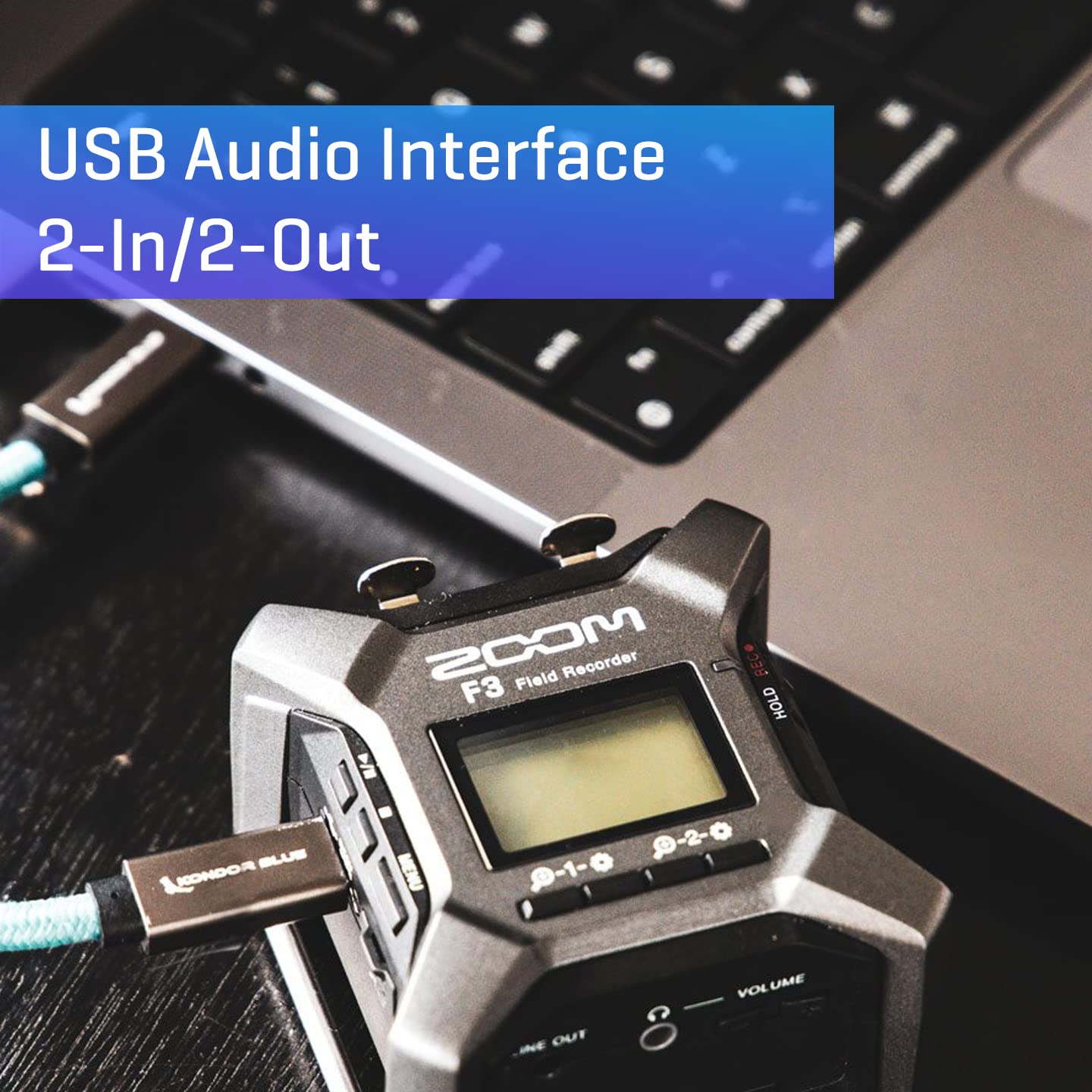 Zoom F3 2-Input Field Recorder (F3Zoomd1)