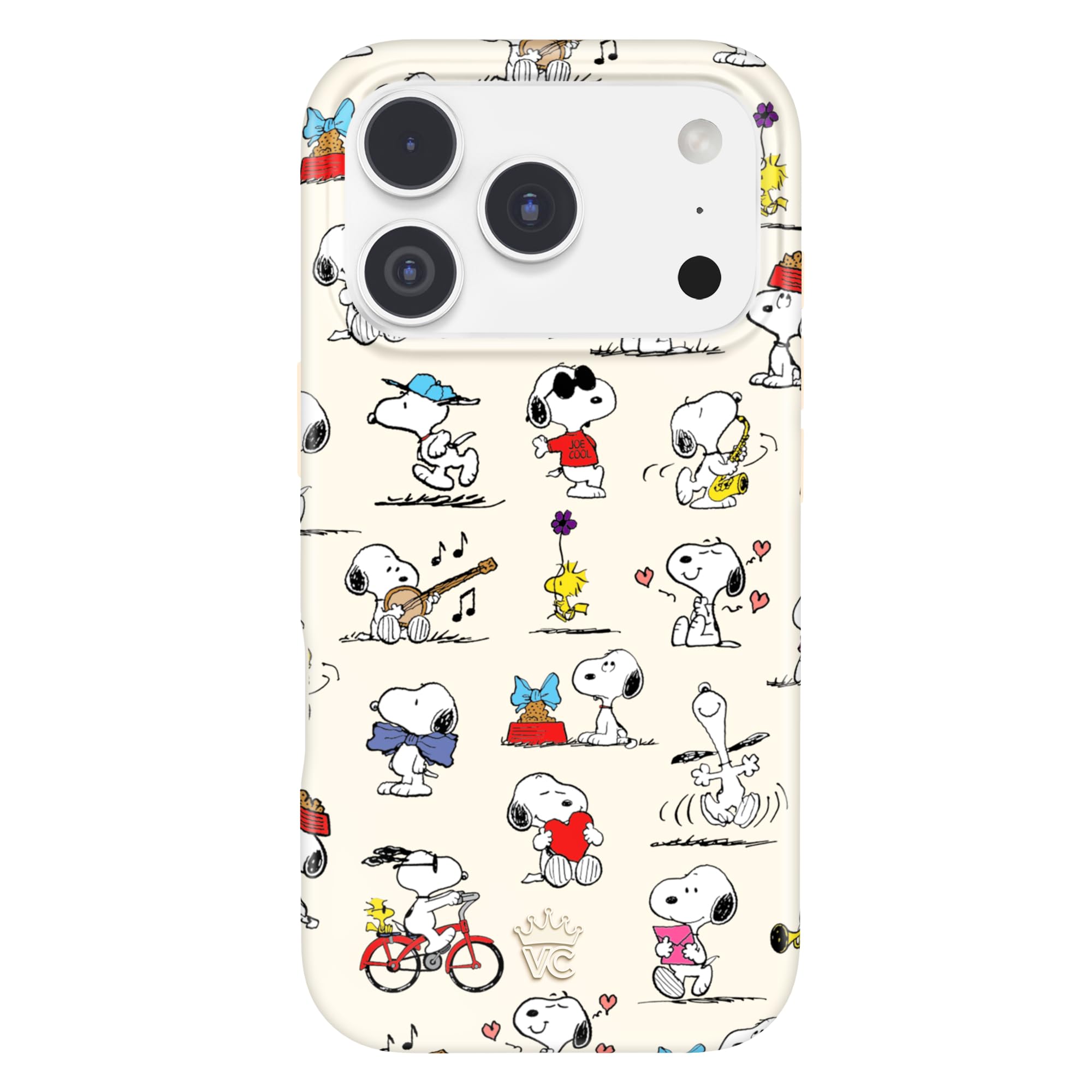 VELVET CAVIAR Case for iPhone 17 Pro | Compatible with MagSafe | 10ft Drop Tested | Protective Designer Cases | Snoopy Moods 2.0