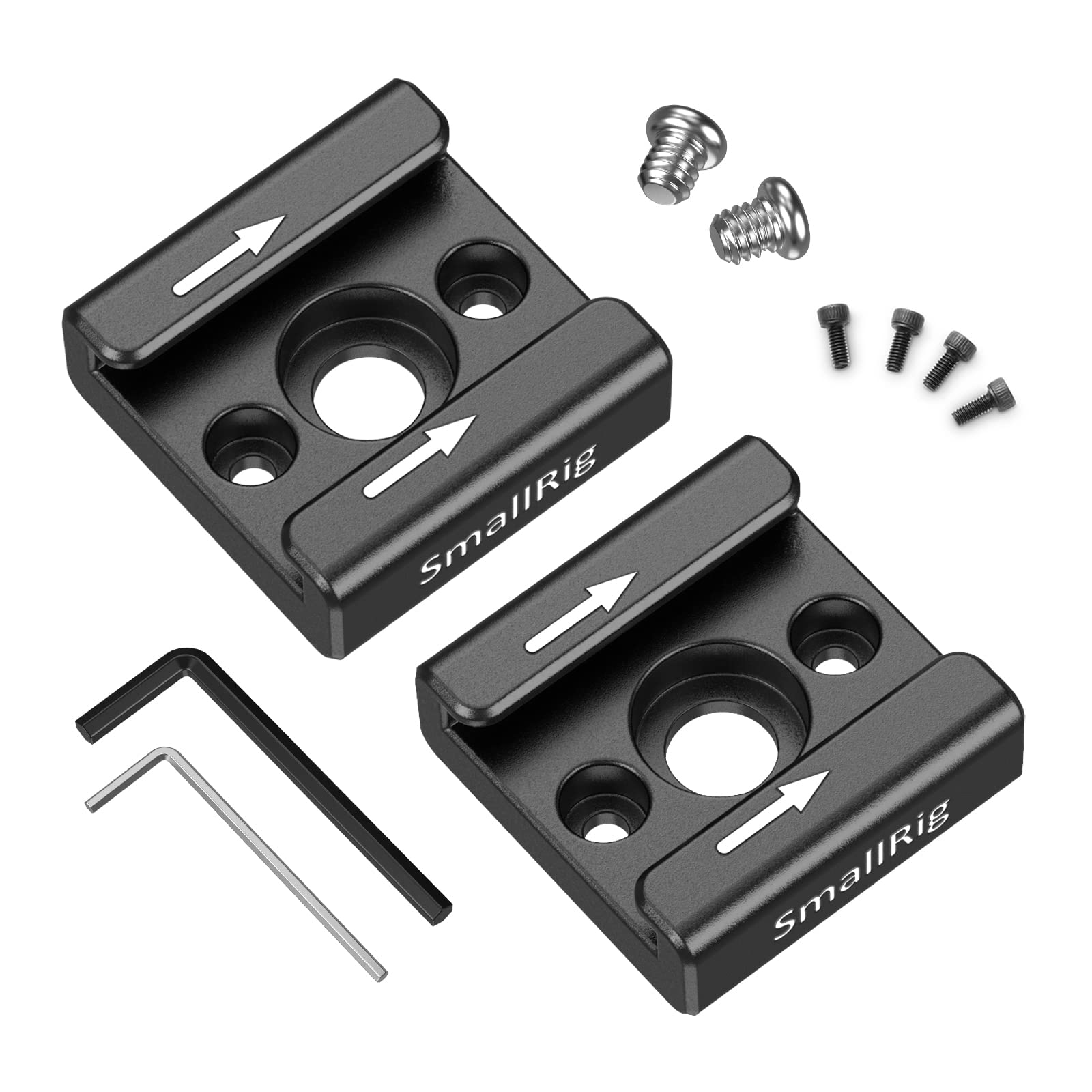 SmallRig Cold Shoe Mount (2pcs Pack) with 1/4-20 Thread for Camera Cage Flash LED Monitor Microphone - 2060