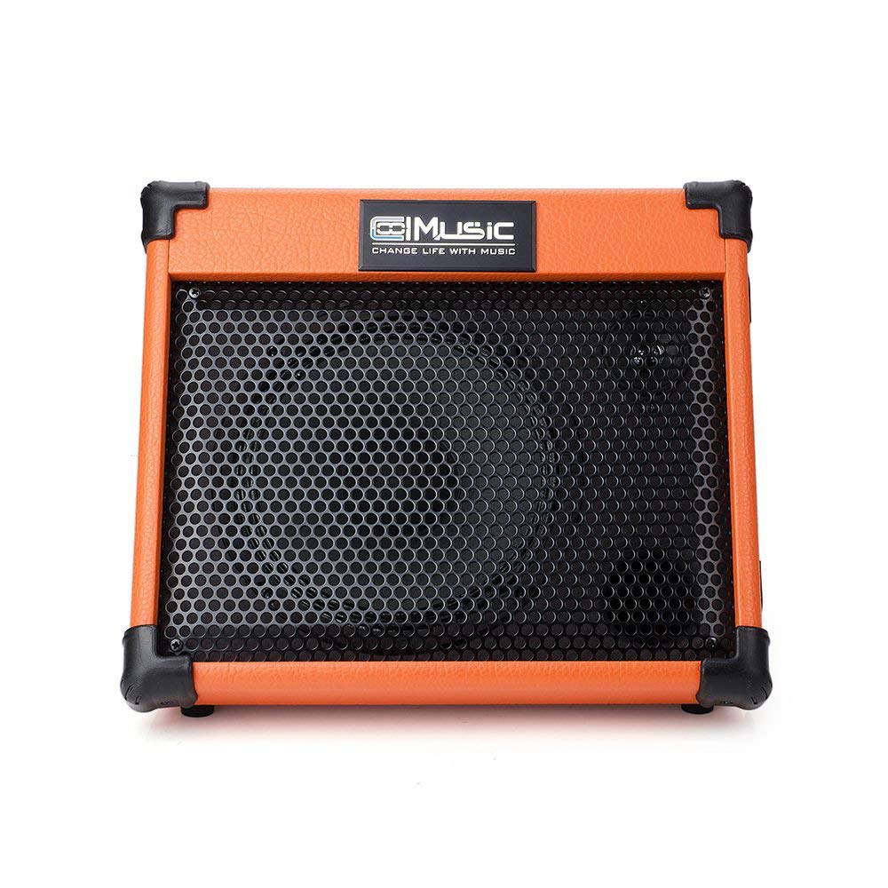 Acoustic Guitar Amplifier, 20 Watt Bluetooth Amp For Guitar Acoustic With Reverb Chorus Effect, 3 Band Eq