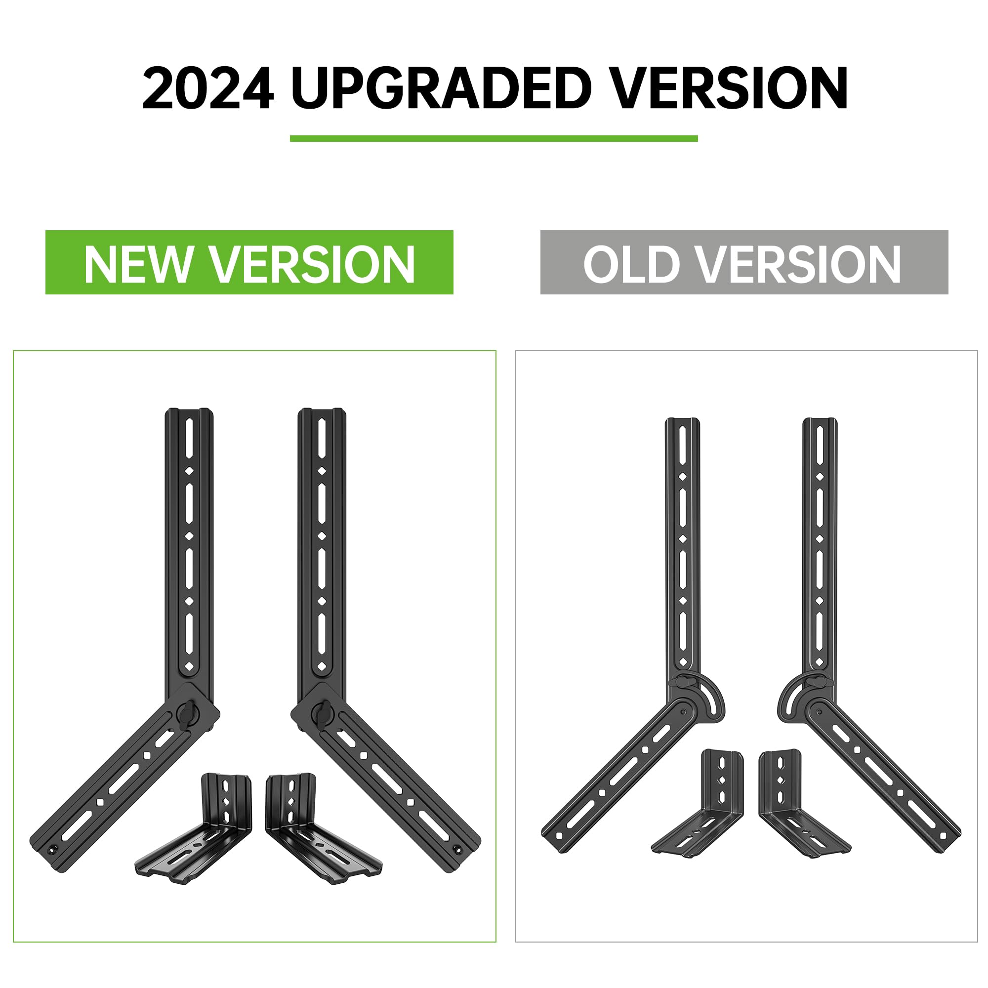 Usx Mount Soundbar Mount, Flexible Sound Bar Tv Mount For Mounting Above Or Under Tv, Fits Most Sound Bars Up To 16 Lbs, Tool Fr