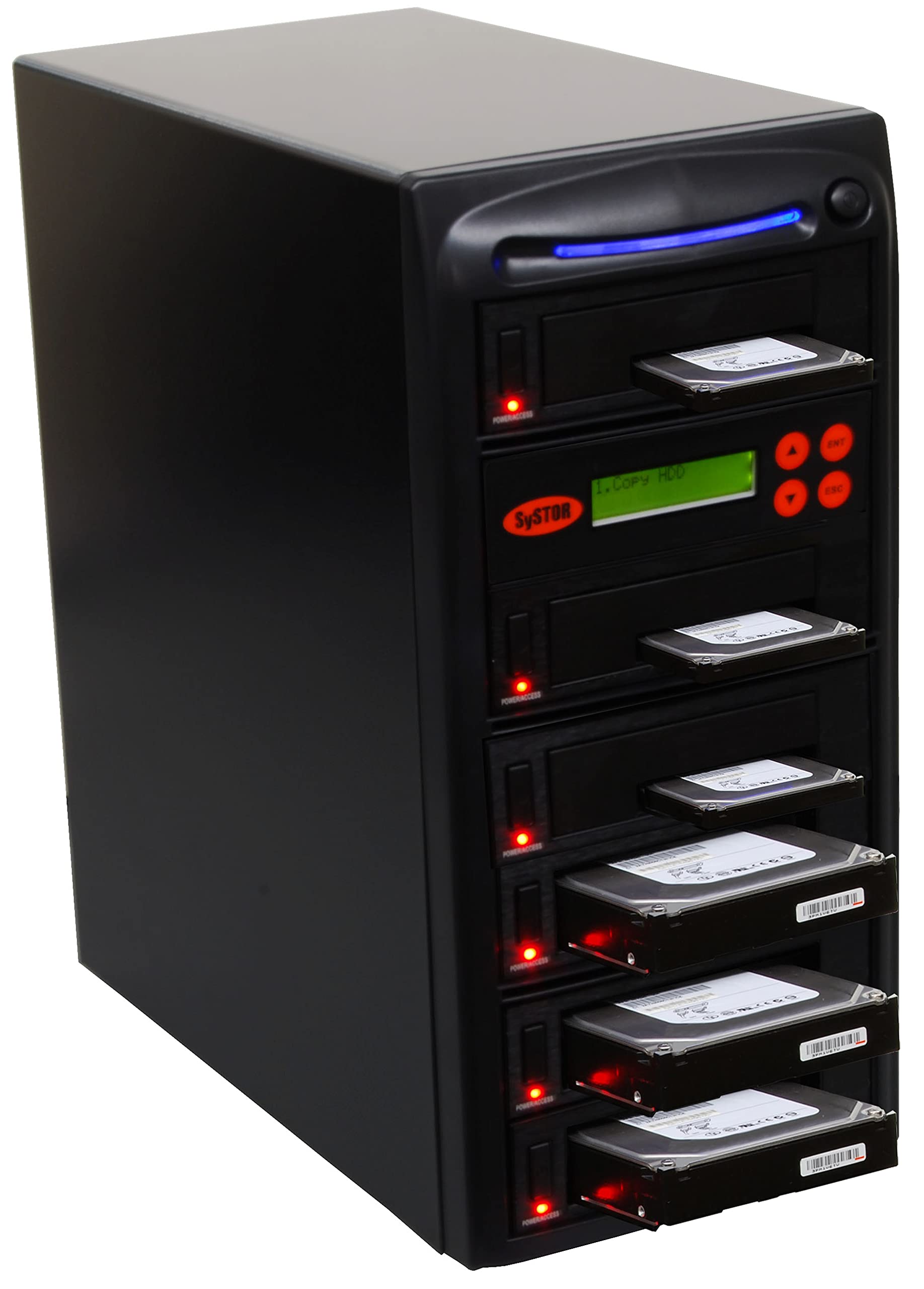 Systor 1:5 Hdd/Ssd Hard Drive Duplicator   9Gb/Min   Standalone Copier & Eraser/Sanitizer For Multiple Sata 3.5 Disk & 2.5 Solid