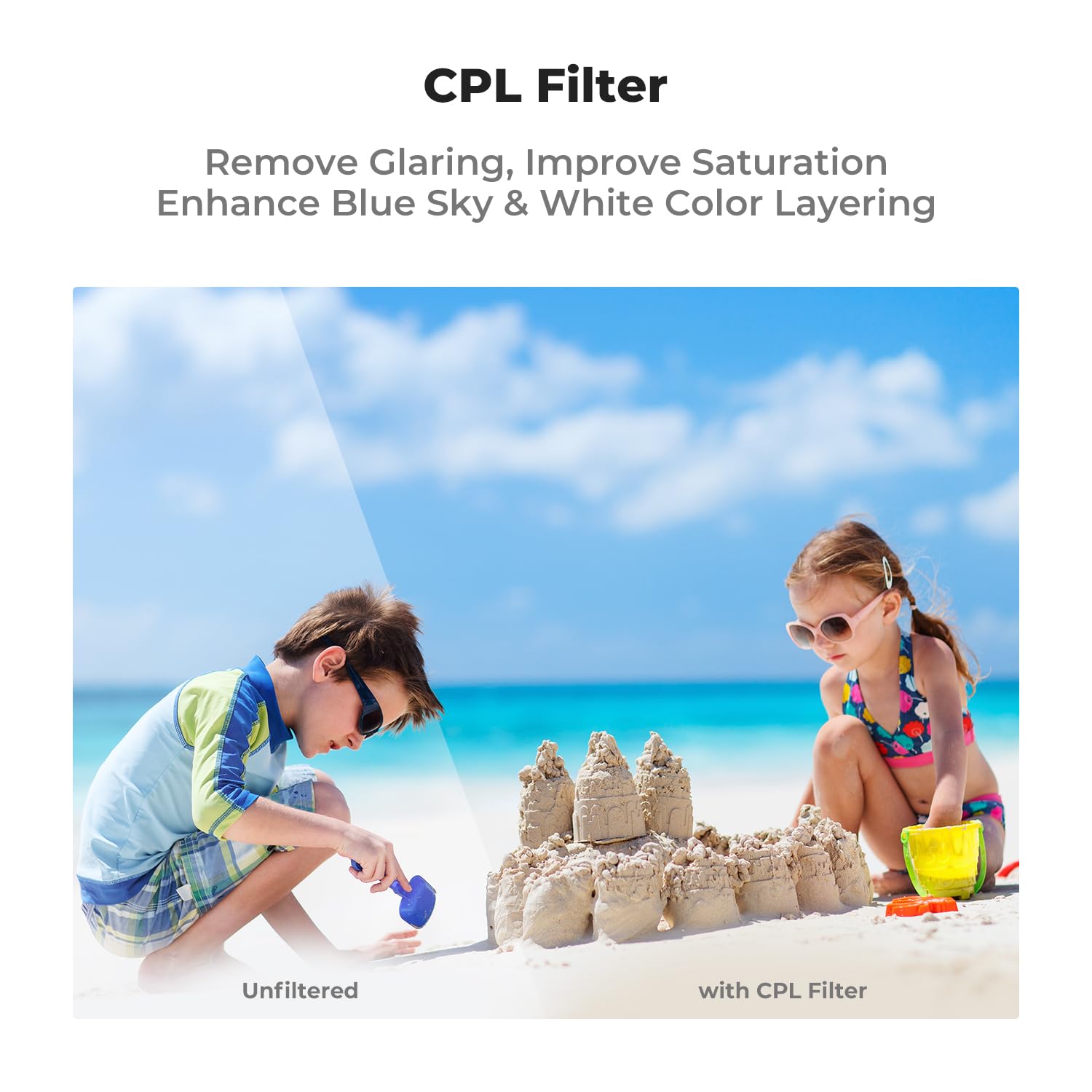 K&F Concept Uv/Cpl/Nd Filter Set Compatible With Dji Osmo Pocket 3, 6 Pack Magnetic Uv+Cpl+Nd16/Pl+Nd32/Pl+Nd64/Pl+Nd256/Pl Prot