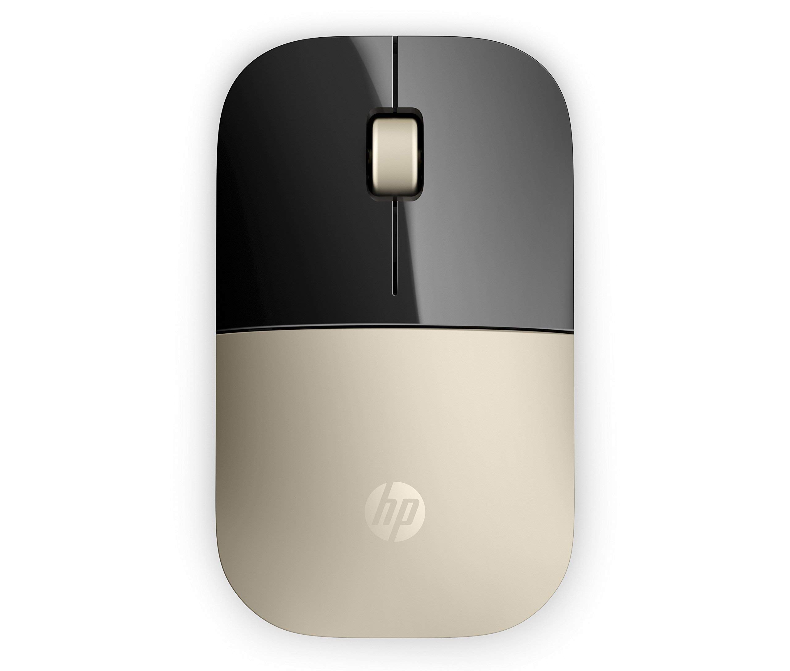 Hp 2.4Ghz Wireless Usb Mouse Z3700 (Matte Gold/Glossy Black), Modern Gold (X7Q43Aa#Abl)