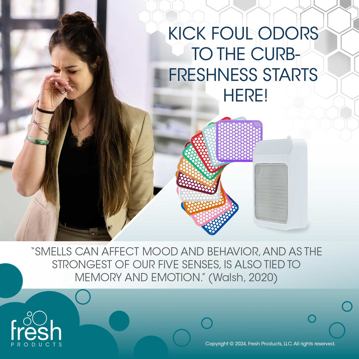 Fresh Products Ourfreshe Plug In Air Freshener 30 Day Refills Replace Messy Aerosols With Dry Fragrance For Use In Medium Sized