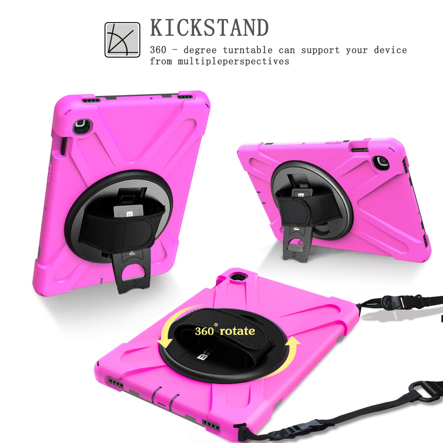 Braecn Case For Samsung Galaxy Tab S5E 10.5 Inch 2019 Tablet(Sm-T720/T725/T727), Hybrid Rugged Shockproof Silicone Cover For Kid