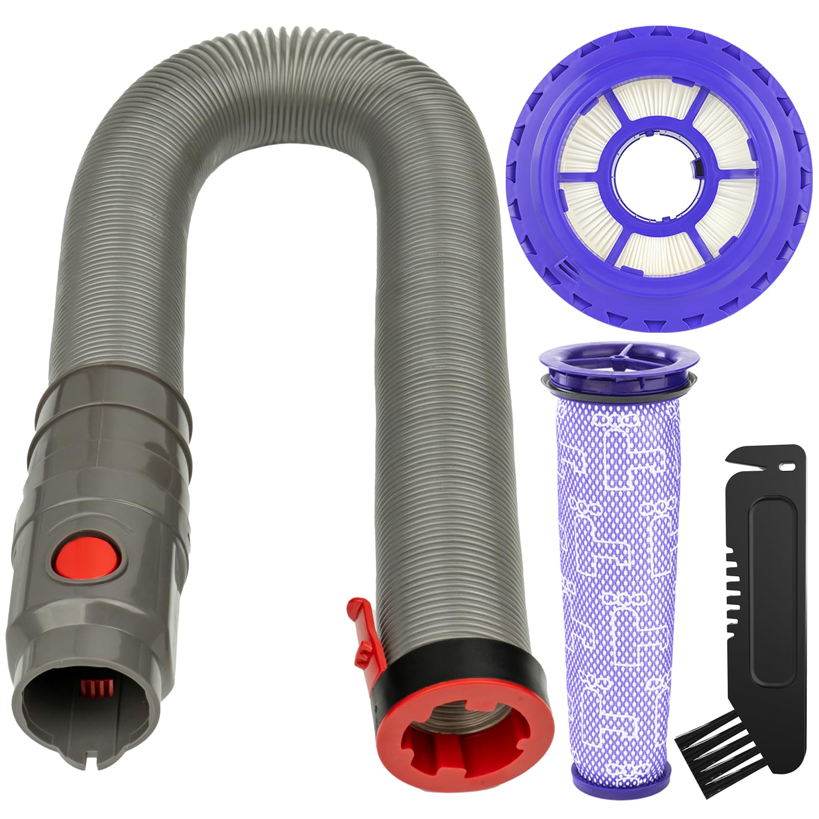 Kodahome Hose Filter Replacement For Dyson Dc41 Dc65 Dc66 Up13 Up20 Up30 Upright Vacuums, Pre Filter 920640 01, Hepa Post Filter
