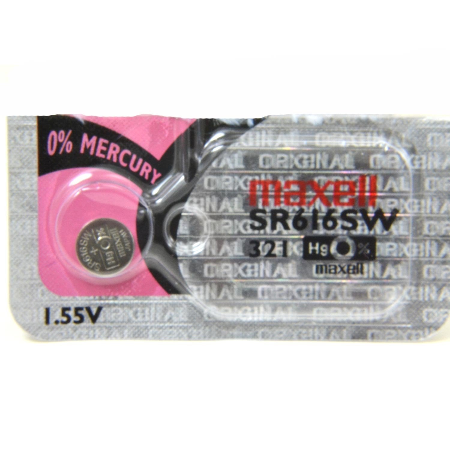 MAXELL SR616SW (321) 1 Silver Oxide Battery