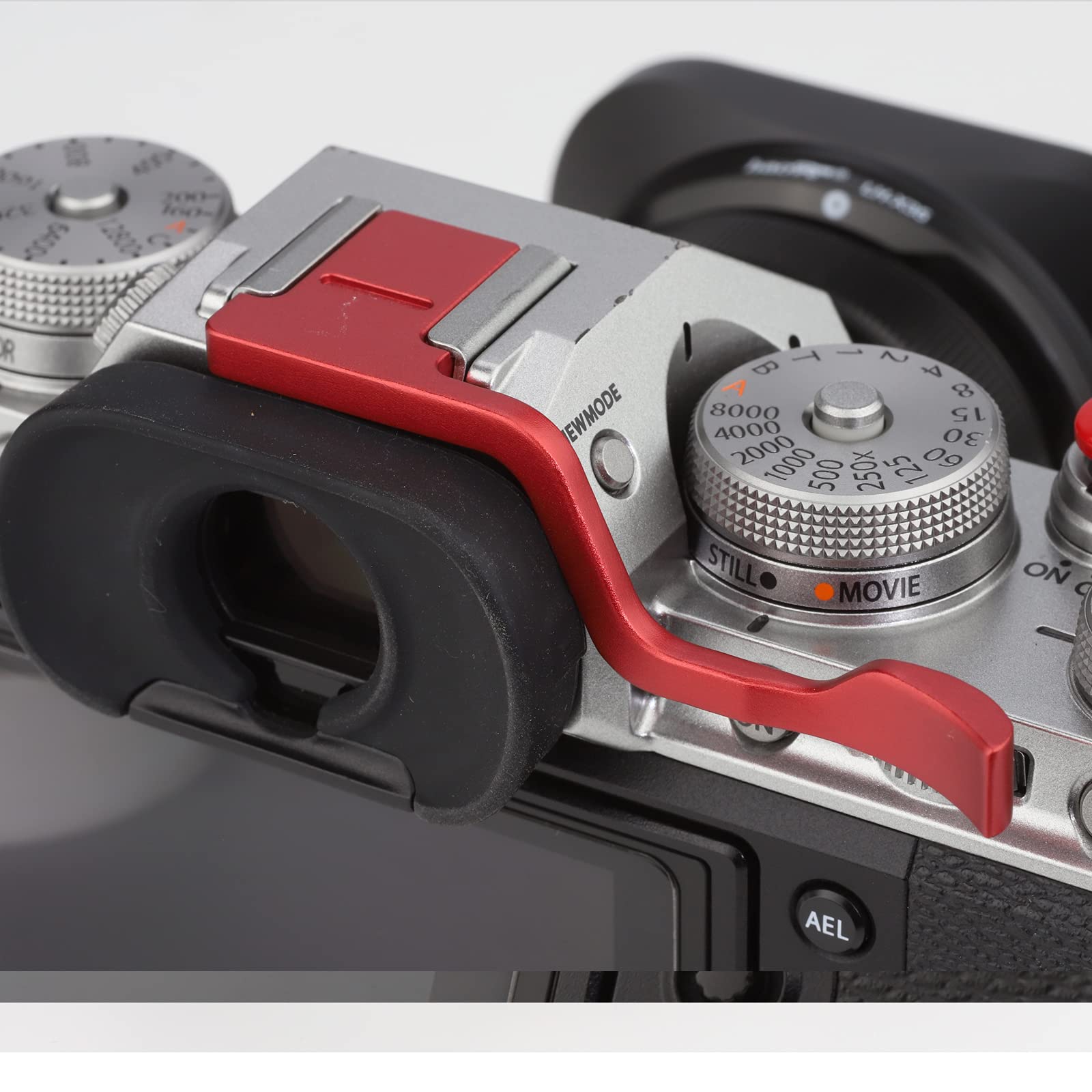 Haoge Thb Xt4R Metal Hot Shoe Thumb Up Rest Hand Grip For Fujifilm Fuji X T1 X T2 X T3 X T4 Xt1 Xt2 Xt3 Xt4 Camera Red