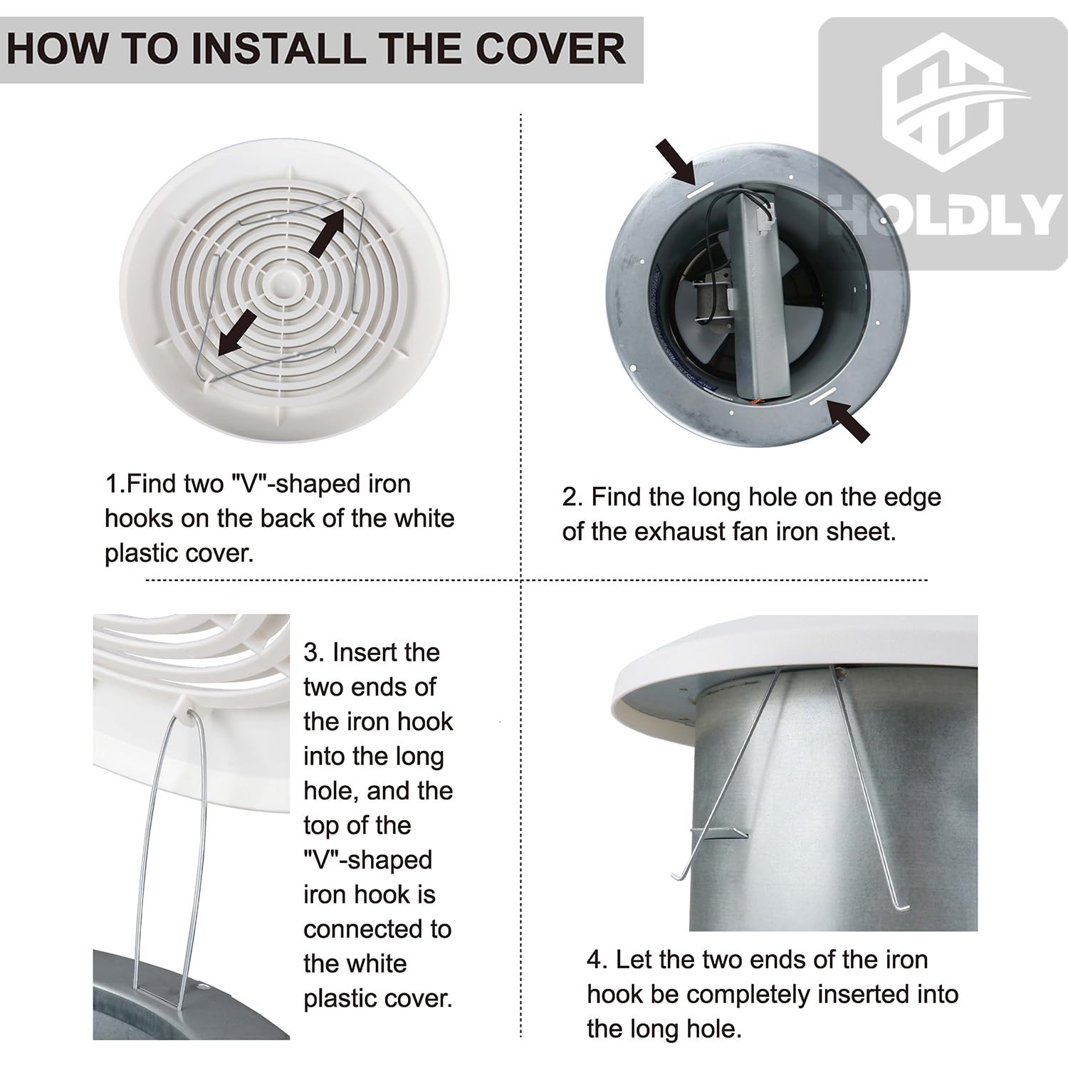 V2262 50 7 Inch Bathroom Exhaust Fan, 50 Cfm, 1.0 Sones, 7'' Ceiling Exhaust Fan, For 8 Inch Diameter Rough In Opening, Ideal Ve