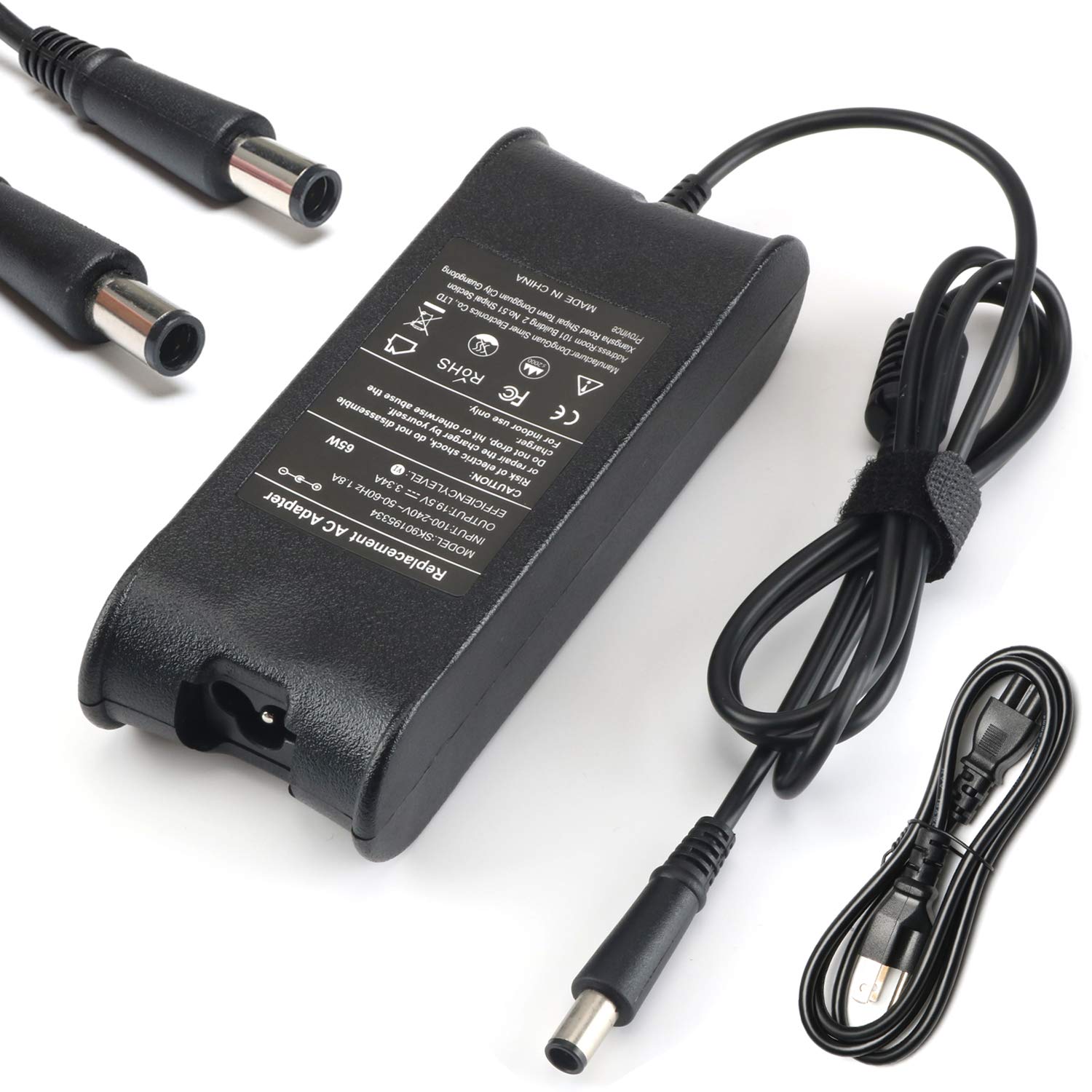 Wzxhu 19.5V 3.34A 65W Laptop Charger Replacement For Dell Latitude 7480 7490 5400 5480 5490 E5470 E6420 5580 5500 5590 E5430 E64