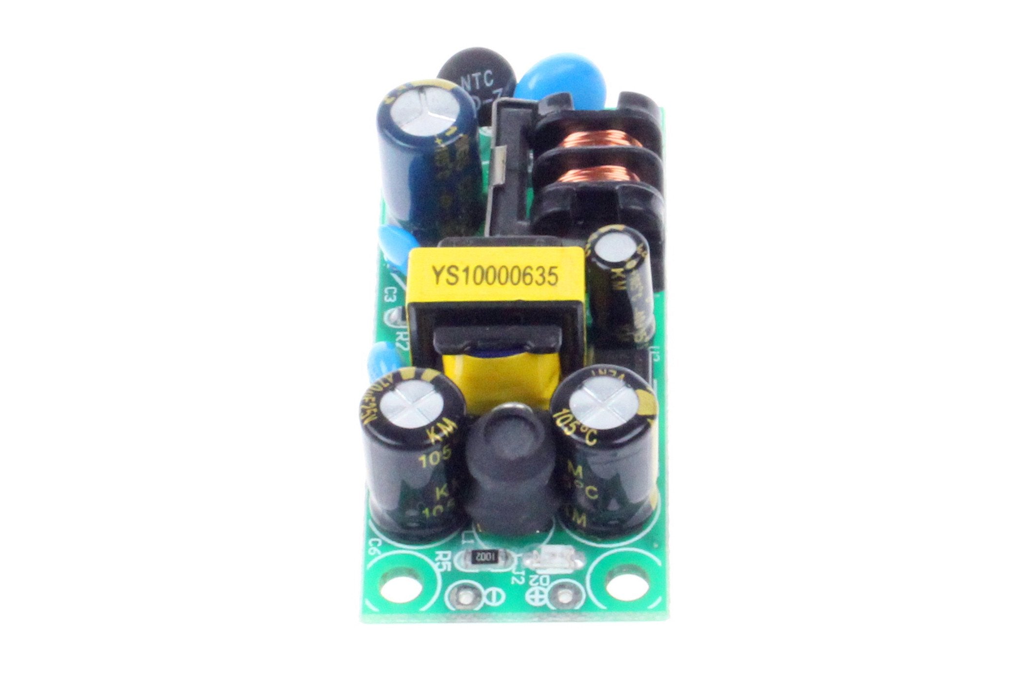 Noyito Ac To Dc Precision Buck Power Supply Module Ac 120V 100V 264V To 12V 500Ma Isolated Step Down Dc Module (12V 500Ma) Green