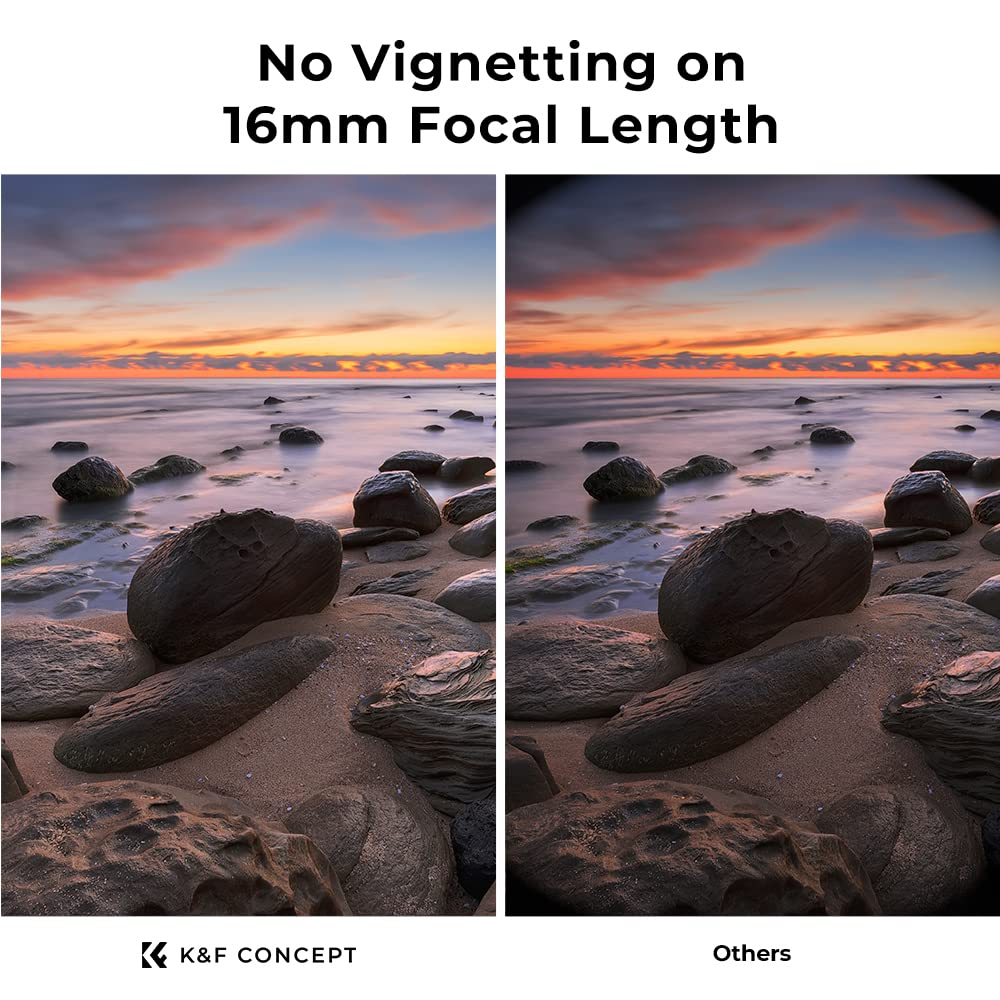 K&F Concept 40.5Mm Neutral Density Filter, 40.5Mm Slim Variable Fader Nd Filter Adjustable Nd2 To Nd400 Filter + Cleaning Cloth