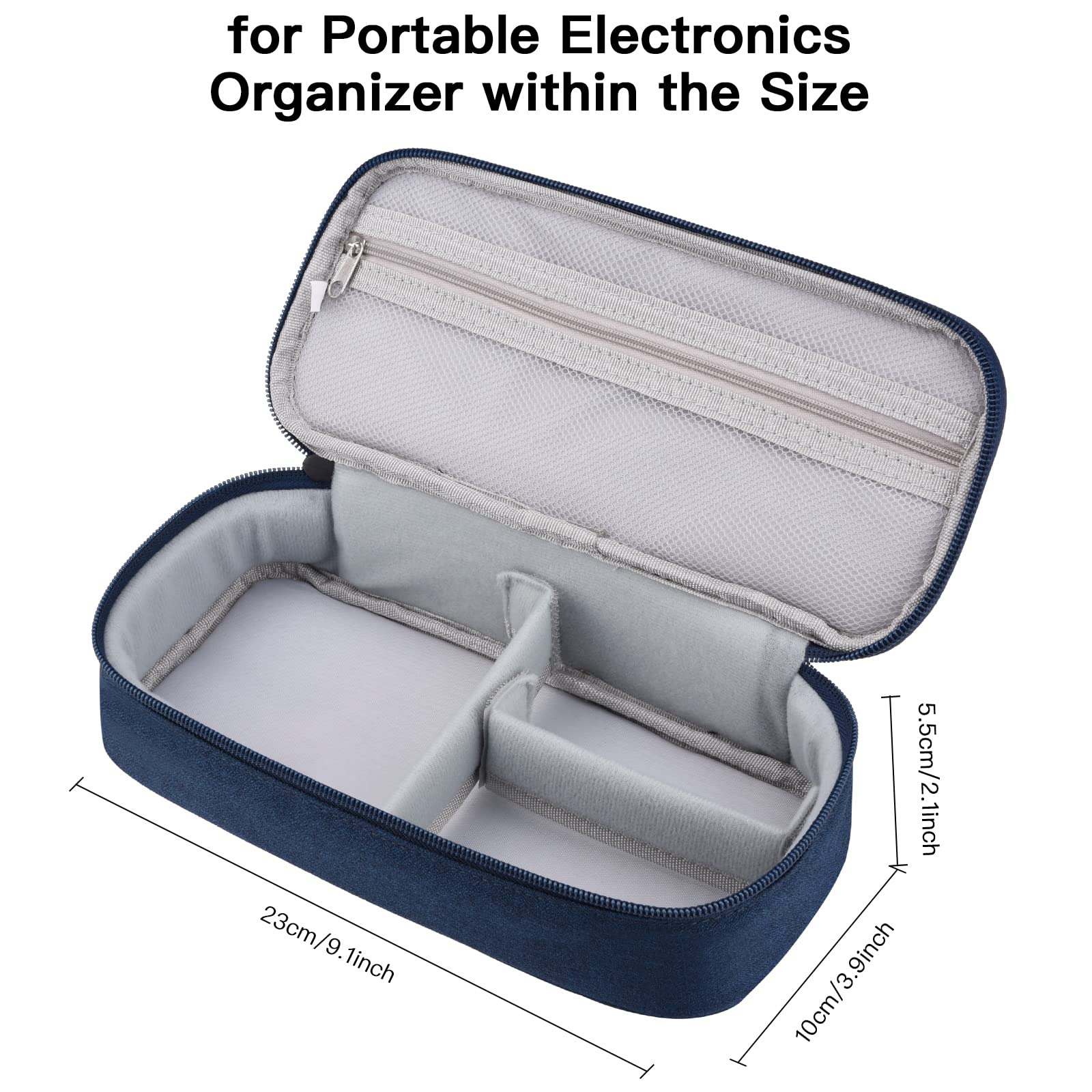 Yundoor Electronics Organizer Travel Case, Carrying Pouch Bag For Travel Essentials, For Cable, Charging Cord, External Hard Dri