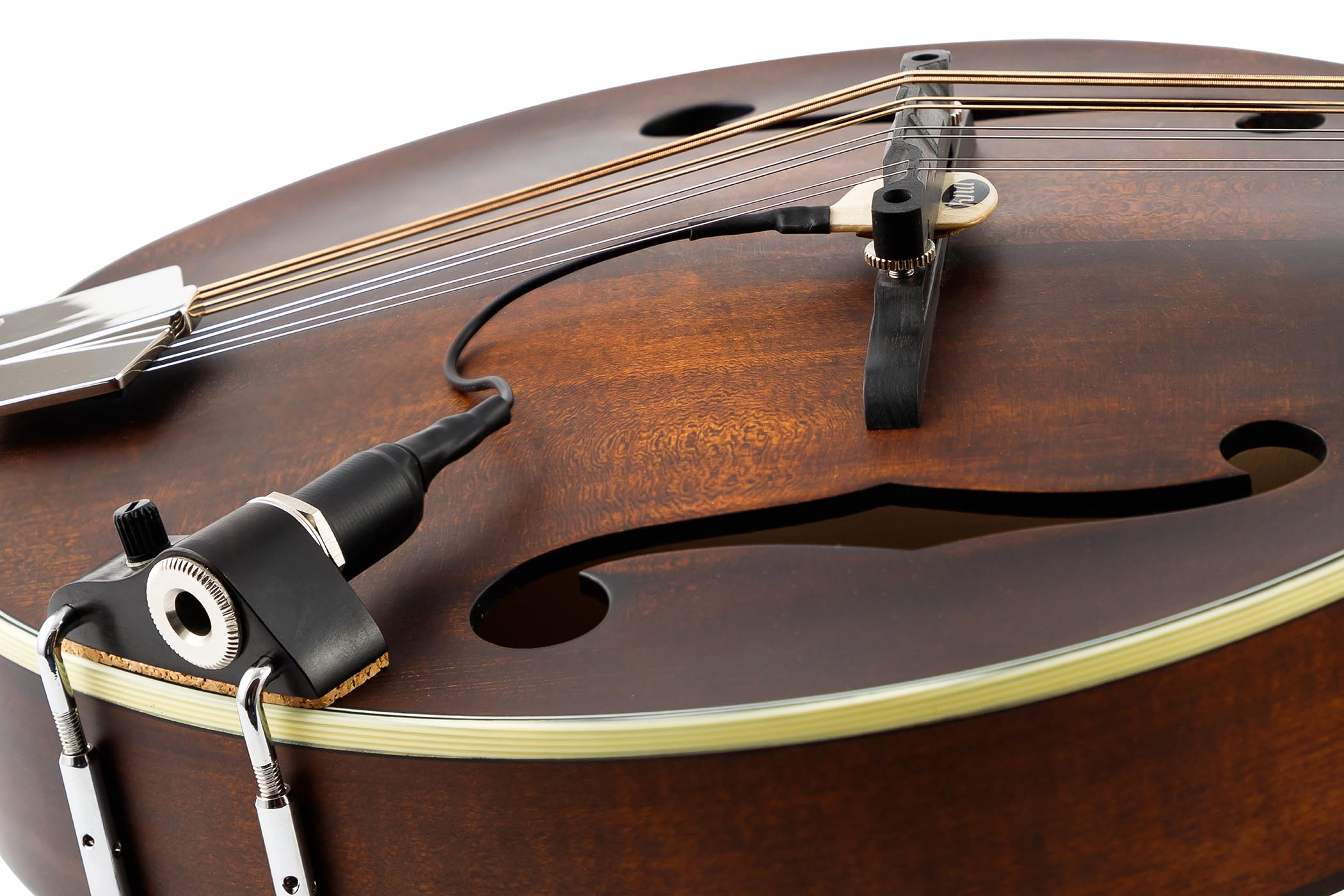 Kna Pickups Portable Piezo Mandolin Pickup With Volume Control, Natural (Mp-2)