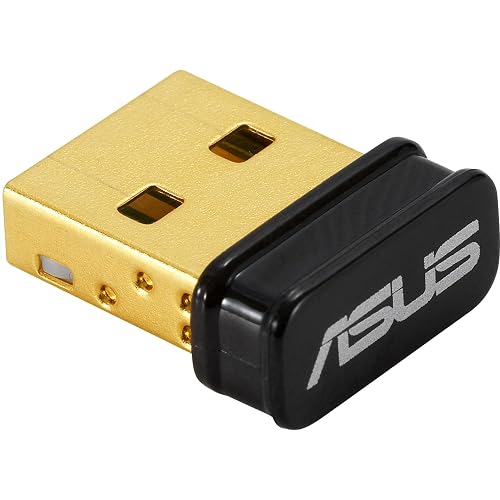 ASUS USBBT500 Bluetooth 5.0 USB Adapter with Ultra Small Design, Backward Compatible with Bluetooth 2.1/3.x/4.x