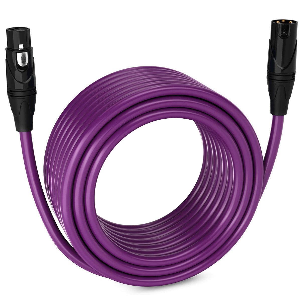 Lyxpro 75 Feet Xlr Microphone Cable Balanced Male To Female 3 Pin Mic Cord For Powered Speakers Audio Interface Professional Pro