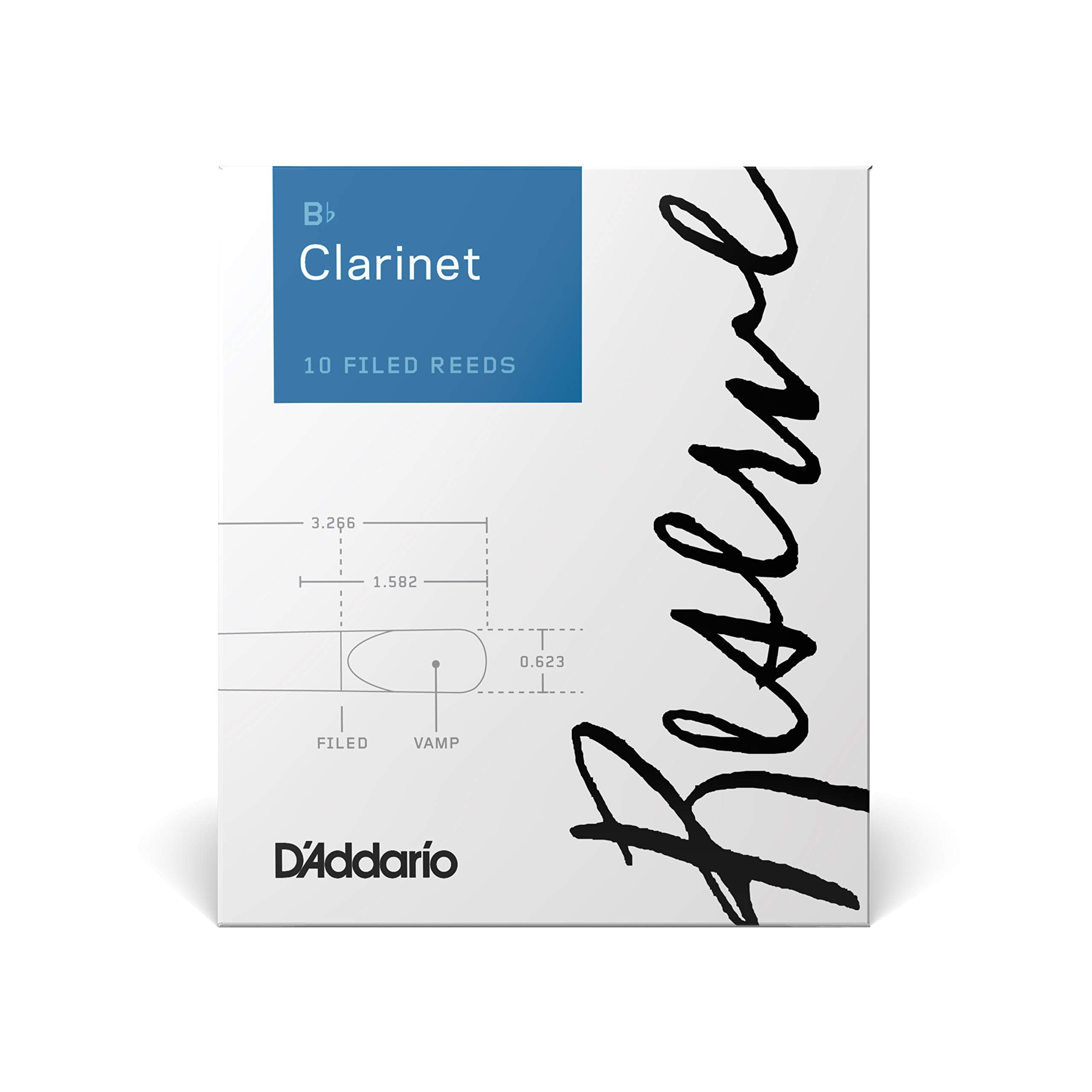 Daddario Reserve Bb Clarinet Reeds, Strength 45, 10 Pack