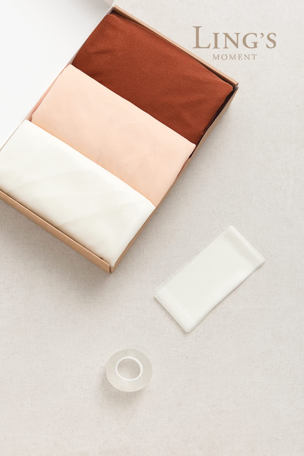 Ling'S Moment Easy Hanging Wedding Arch Chiffon Drape 3 Panels Orange 26.5Ft X 30'' W Rust Fabric For Wedding Ceremony Reception