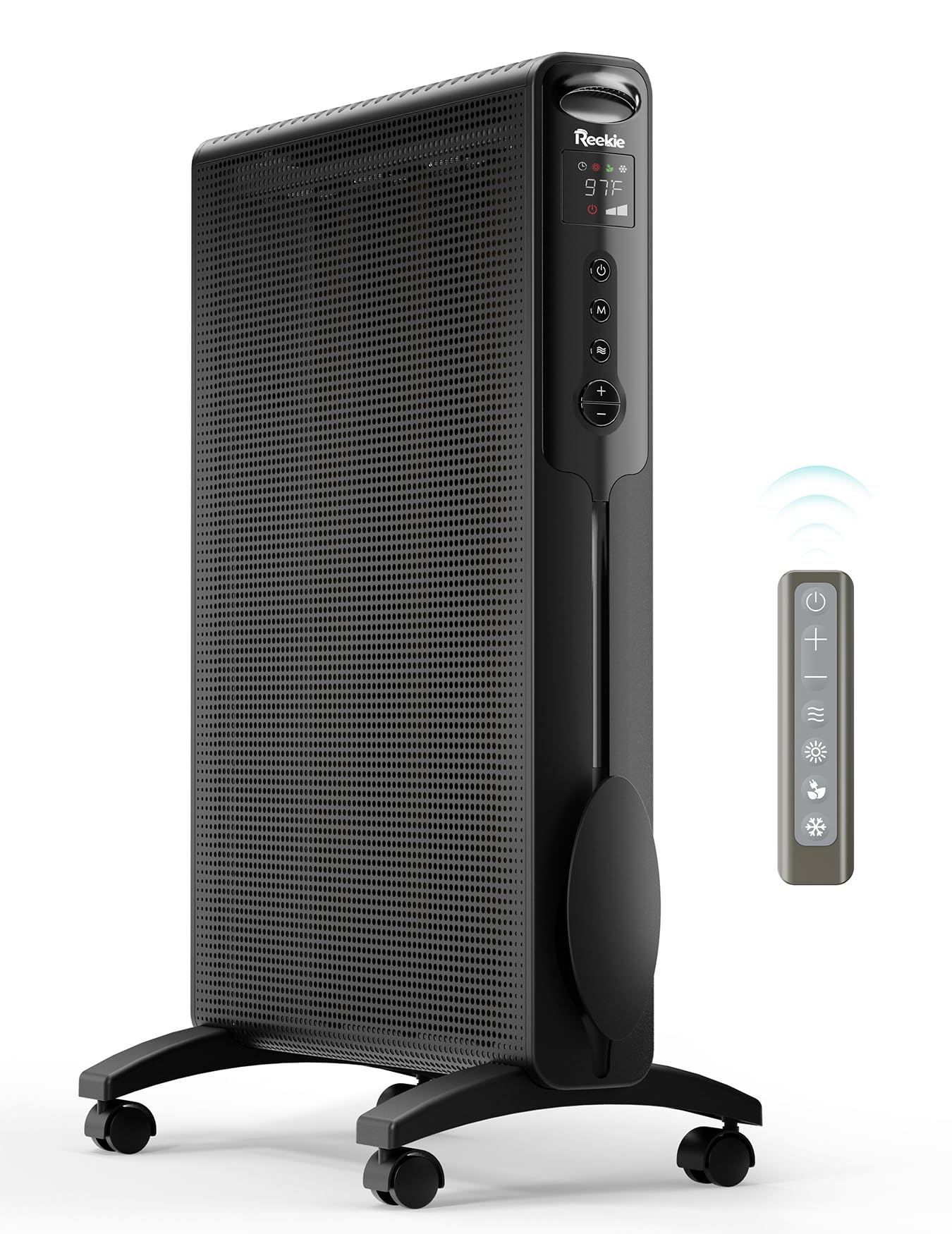 Reekie Convection Panel Space Heater, 1500W Electric Mica Infrared Heaters For Indoor Use Large Room Heater With Smart Thermosta