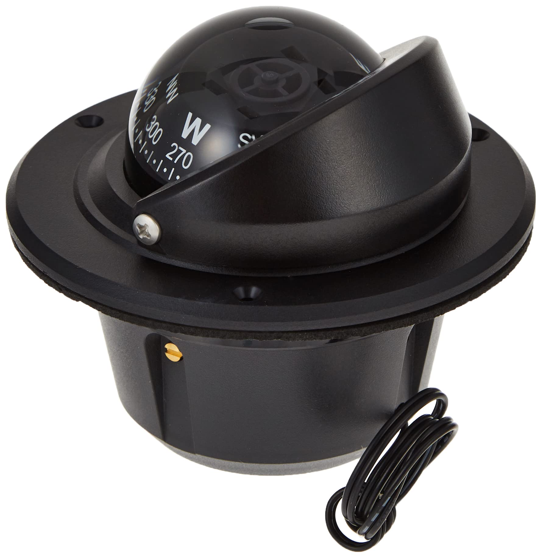 Compass, Flush Mount, 2.75 Dial, Black