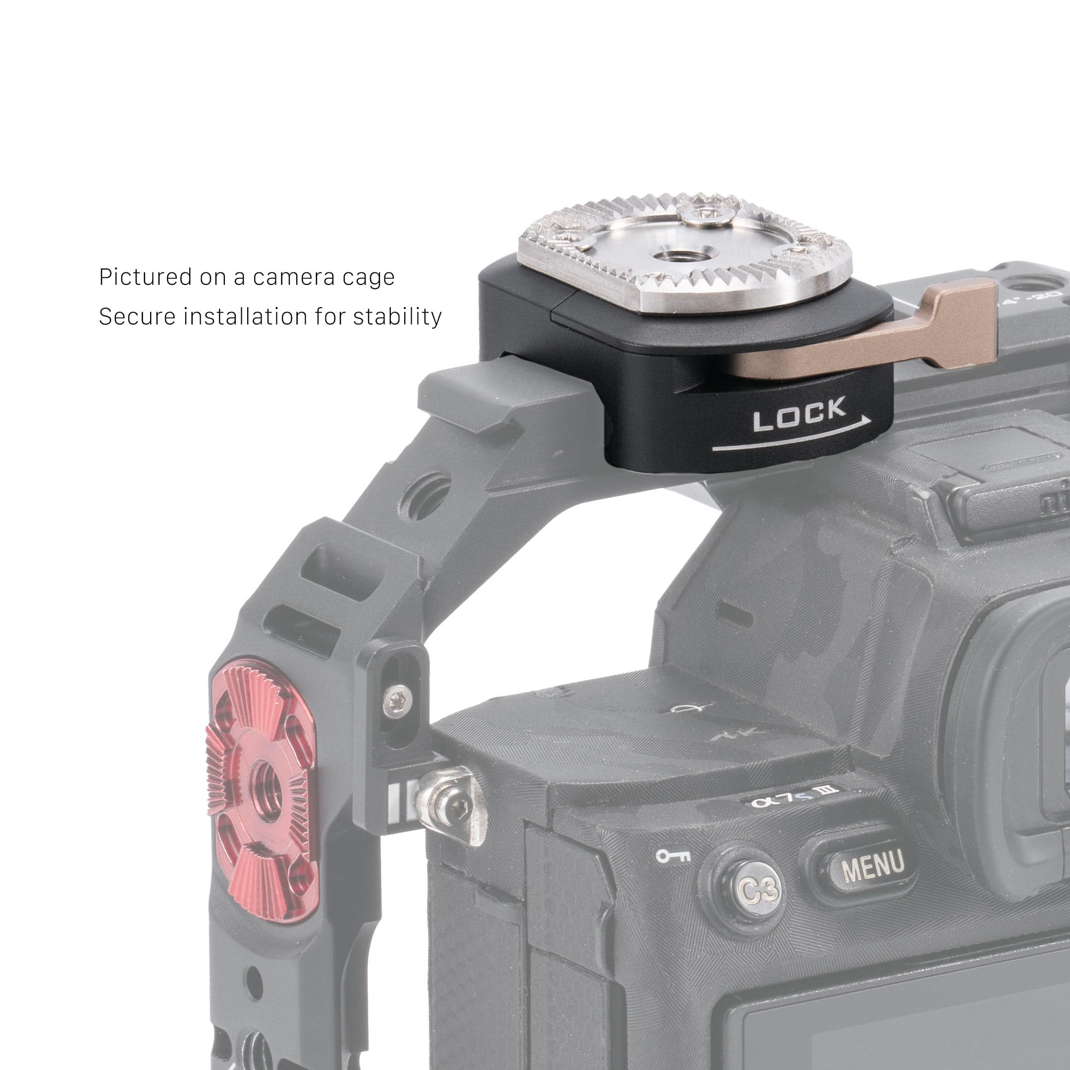 Tilta Nato To Rosette Adapter � Black | Universal | Lightweight & Durable | Ta Nato Ra B