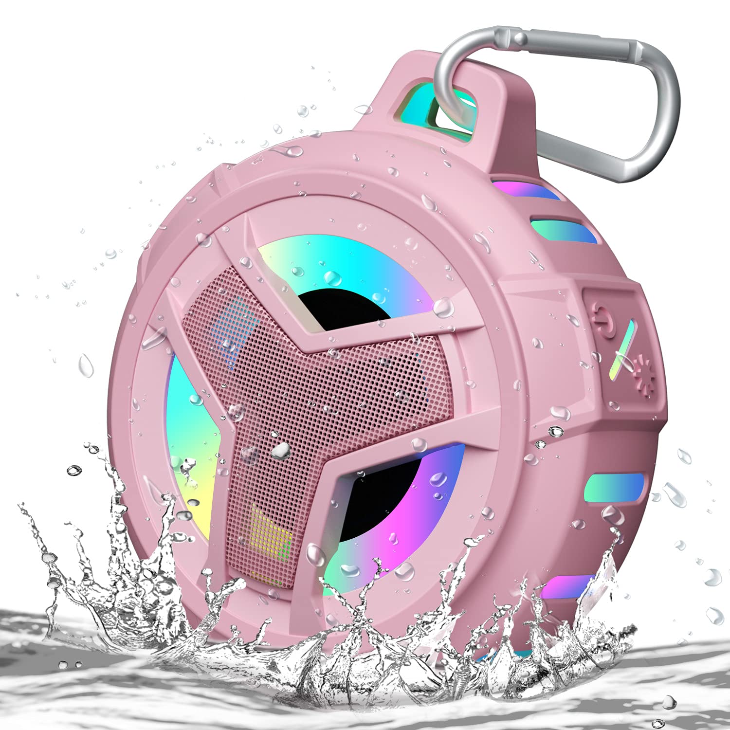 EBODA Bluetooth Shower Speaker, IP67 Waterproof Portable Wireless Small Speakers, Floating, 24H Playtime for Home, Beach, Pool, 