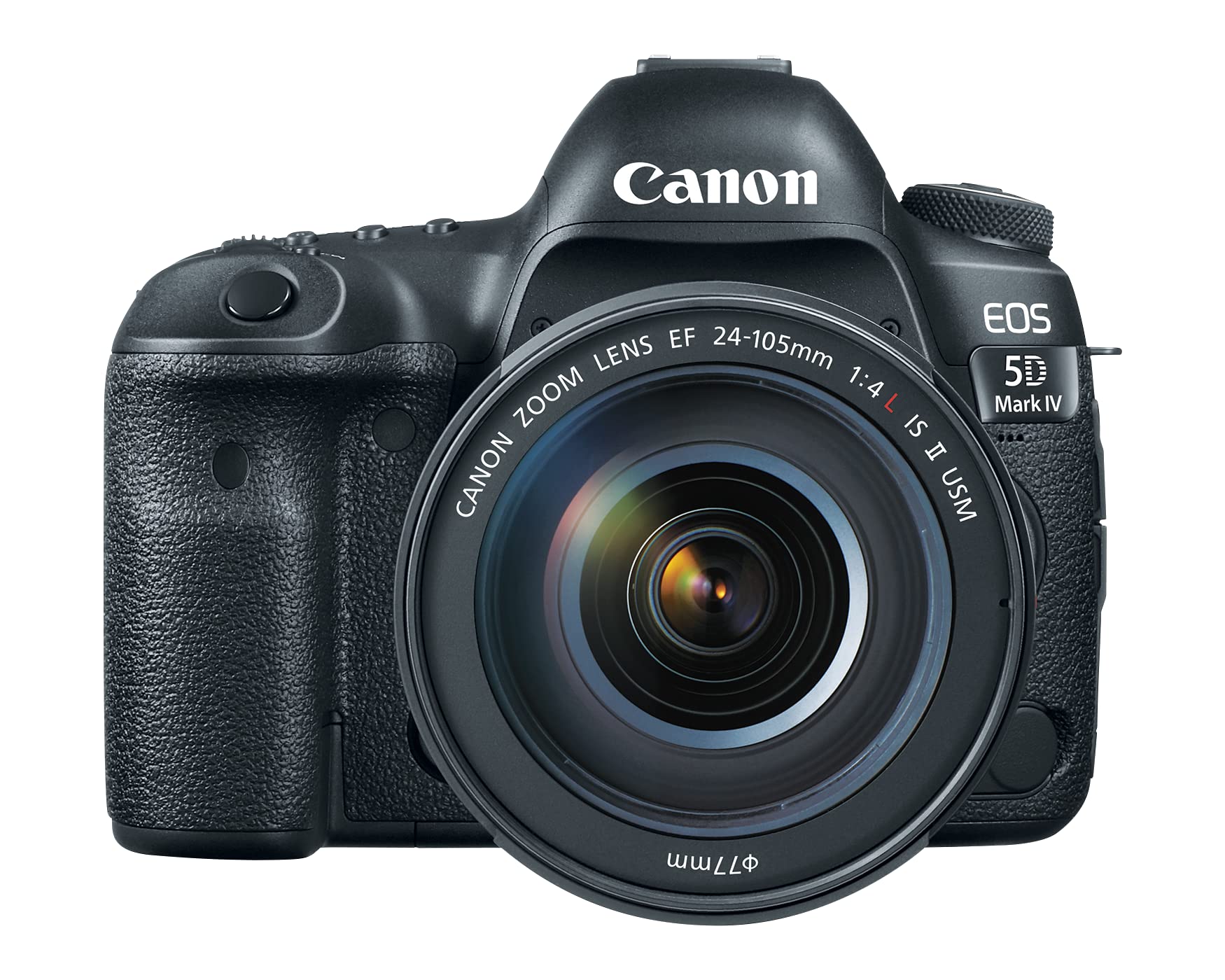 Canon Eos 5D Mark Iv Full Frame Digital Slr Camera With Ef 24 105Mm F/4L Is Ii Usm Lens Kit Black