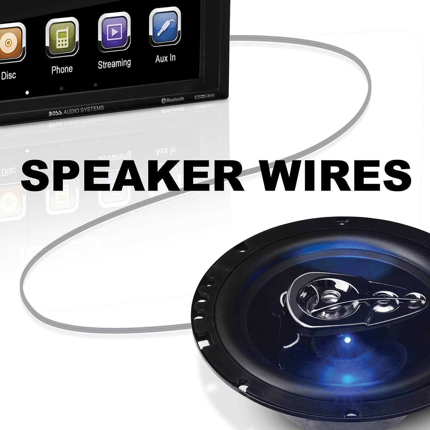 Boss Audio Systems Kit10 4 Gauge Amplifier Installation Wiring Kit   A Car Helps You Make Connections And Brings Power To Your R