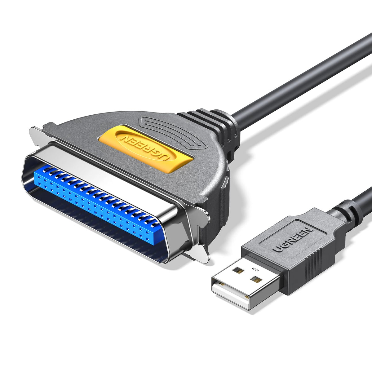 Ugreen 10Ft Usb To Parallel Port Printer Cable, Cn36 Printer Cable Adapter Ieee1284 For Old Printer, Centronics Parallel Convert