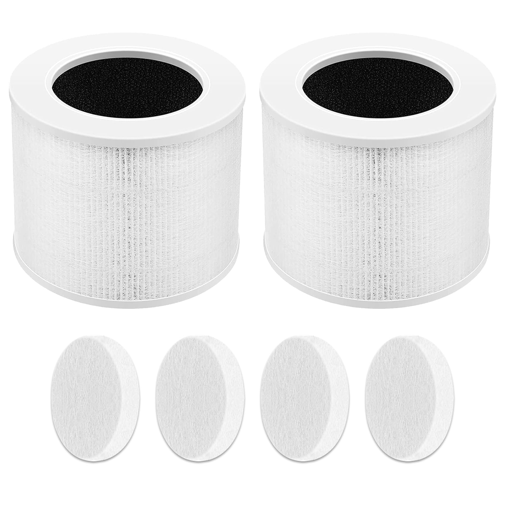 Air Purifier Replacement Filter Core Mini Rf Compatible With Levoit Air Purifier Core Mini (2 Filters+4 Aroma Pads)