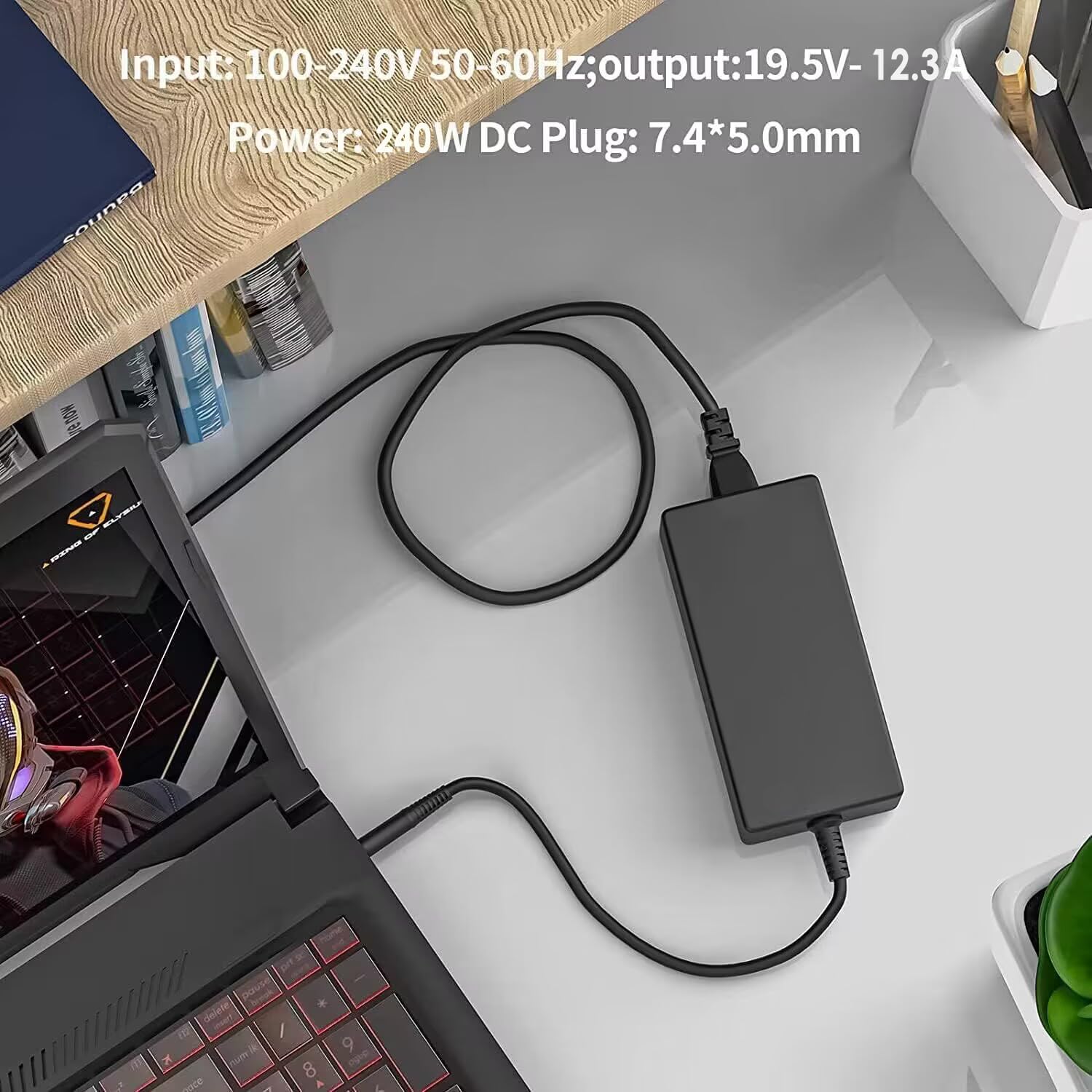 240W Laptop Charger Fit For Dell Alienware M15 R7 R6 R5 R4 R3 M17 R5 R4 R3 X51 X16 M18X R2 R1 Dell G15 5535 5520 5525 5521 5515