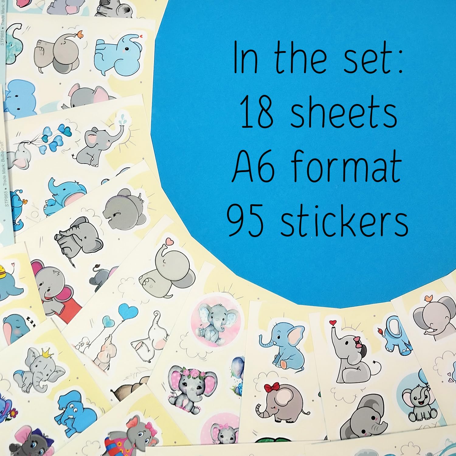 Elephant Stickers, Boy Elephant Stickers   Elephant Stickers For Water Bottle And Laptop, Elephant Shower Decorations, Elephant