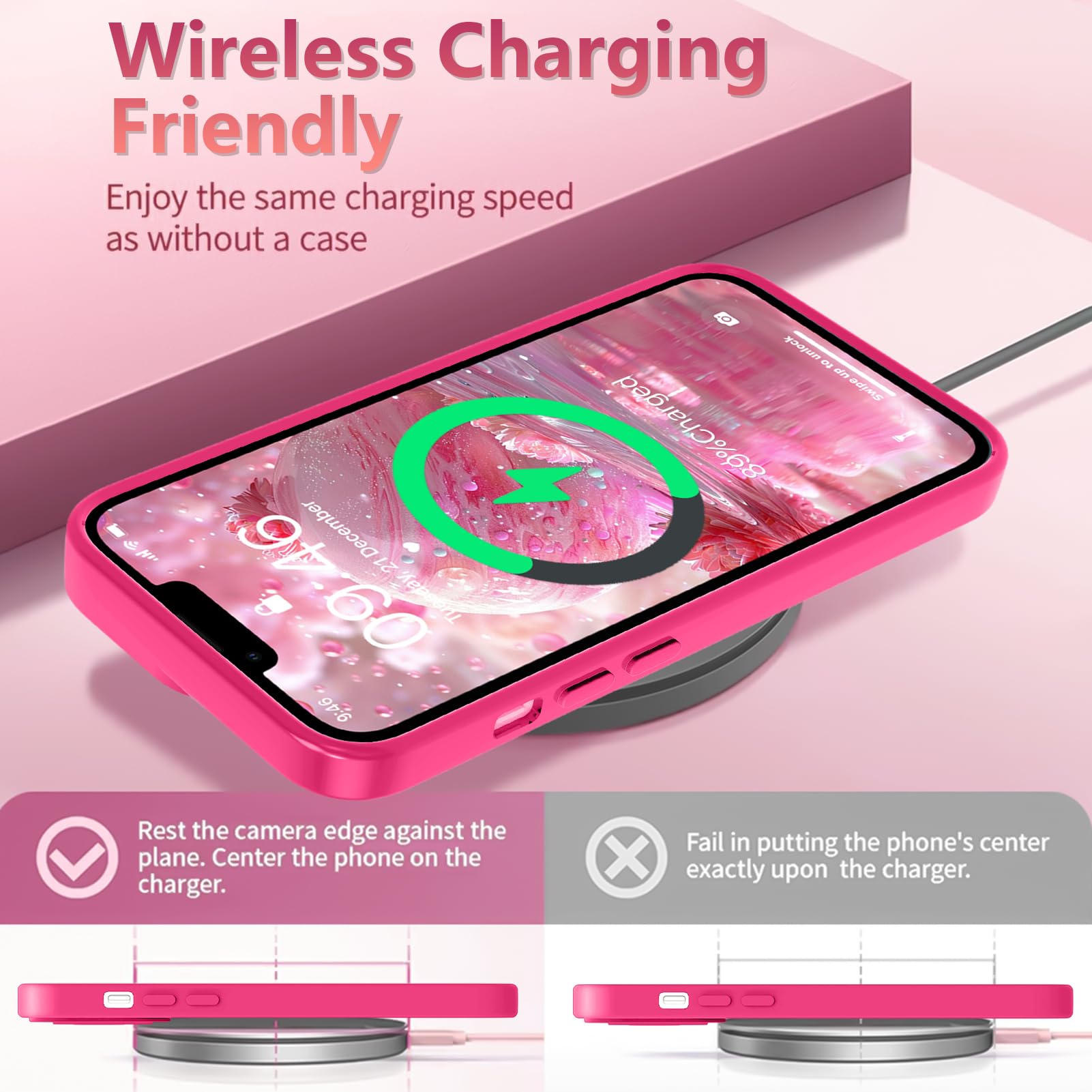 Ook Floral Case For Iphone 13 Pro Max Case, Cute Sunflower Floral Blooms Design Soft Tpu Shockproof Protective For Women Girls S