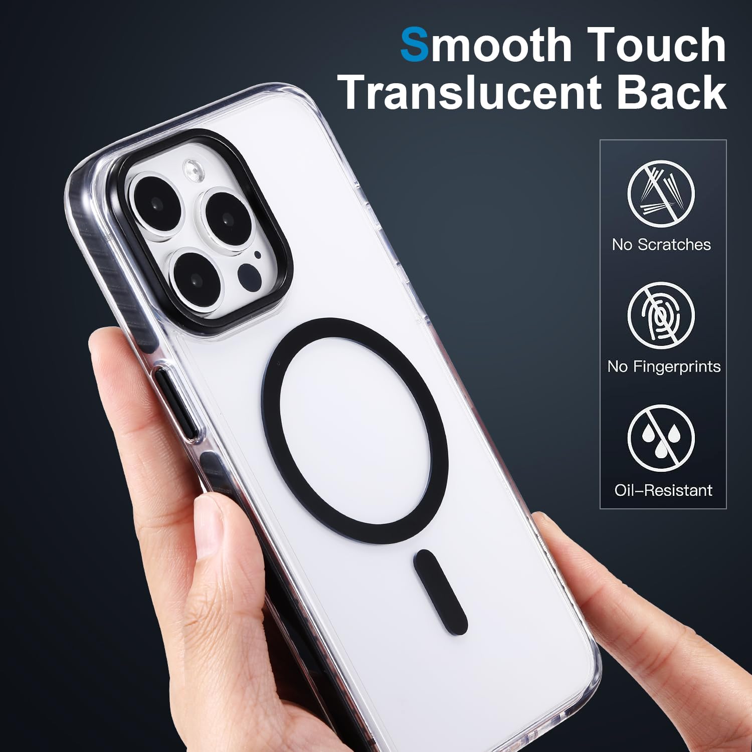 Yzoiko Strong Magnetic Case For Phone 15 Pro [10Ft Military Grade Protection] Compatible With Fit Magsafe Shockproof Slim Thin C