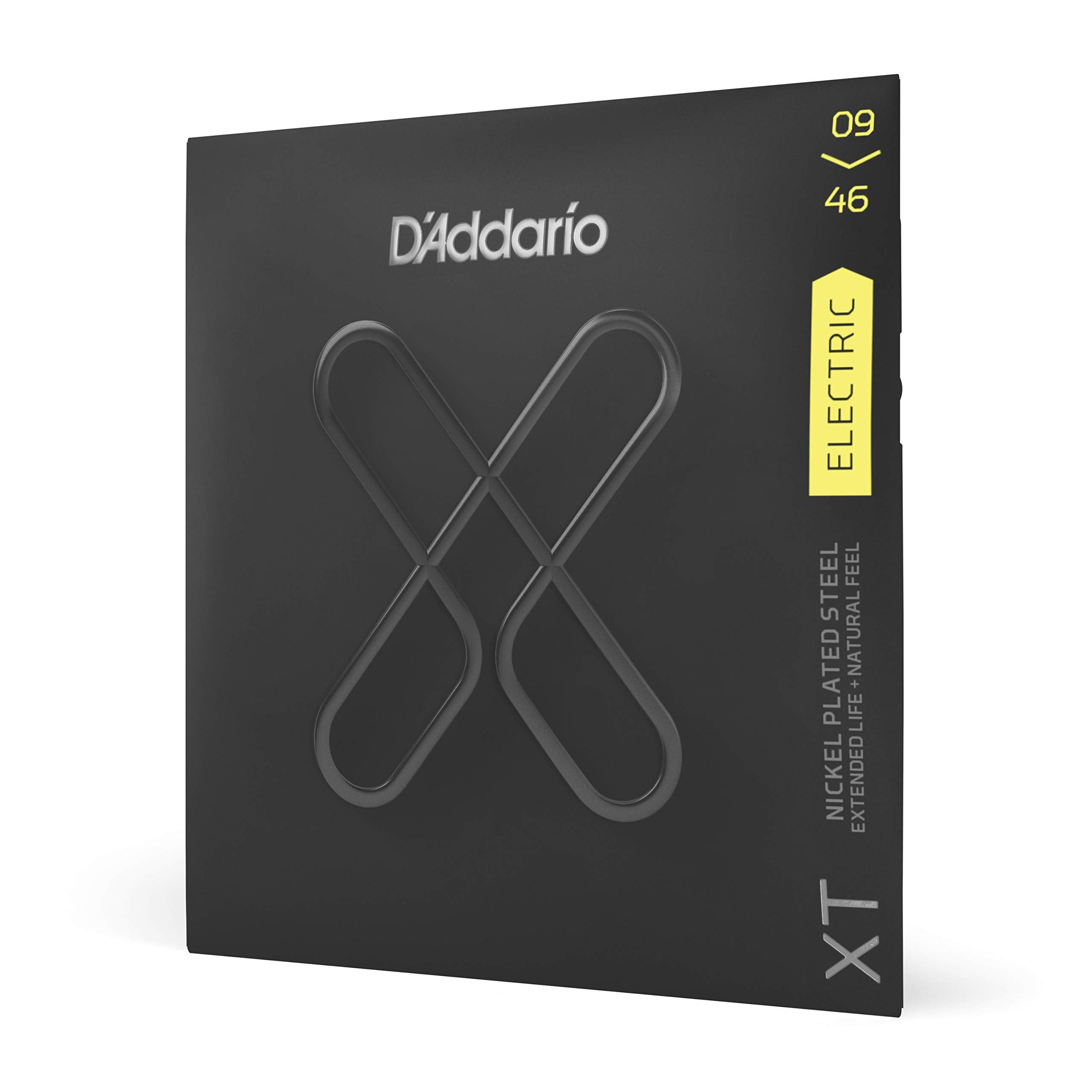 D'Addario Guitar Strings   Xt Nickel Coated Electric Guitar Strings   Xte0946   Extended String Life With Natural Tone & Feel   For 6 String Guitars   09 46 Super Light Top/Regular Bottom