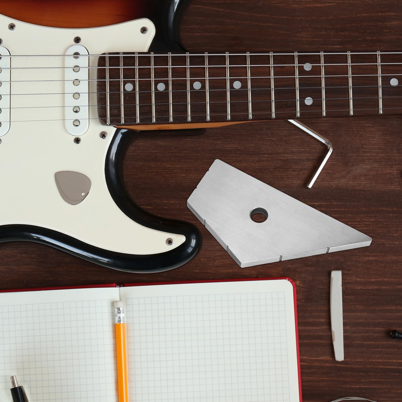 Boao Fret Kisser Guitar Fret Spot Leveling Tool Stainless Steel Luthier Tool For Guitar & Bass Repair