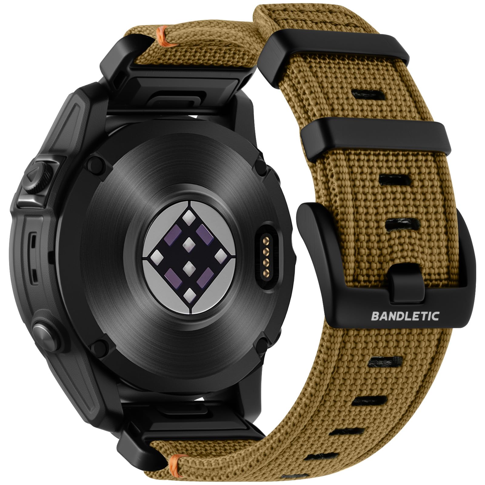 Bandletic Compatible with Garmin Fenix 7 Watch Band-22mm Quick Fit Rugged Durable Strap for Fenix 8 E 47mm/7 6 Pro/5 Plus/Instin