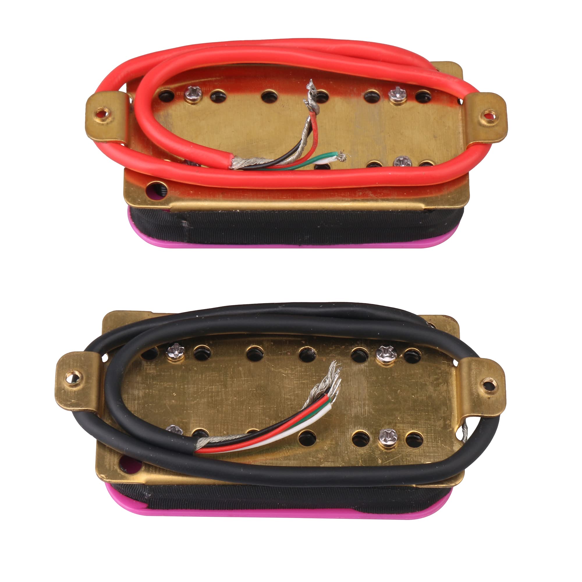 Bqlzr Purple High Output Invader Humbucker Ceramic Magnet Electric Guitar Neck Bridge Pickup Set