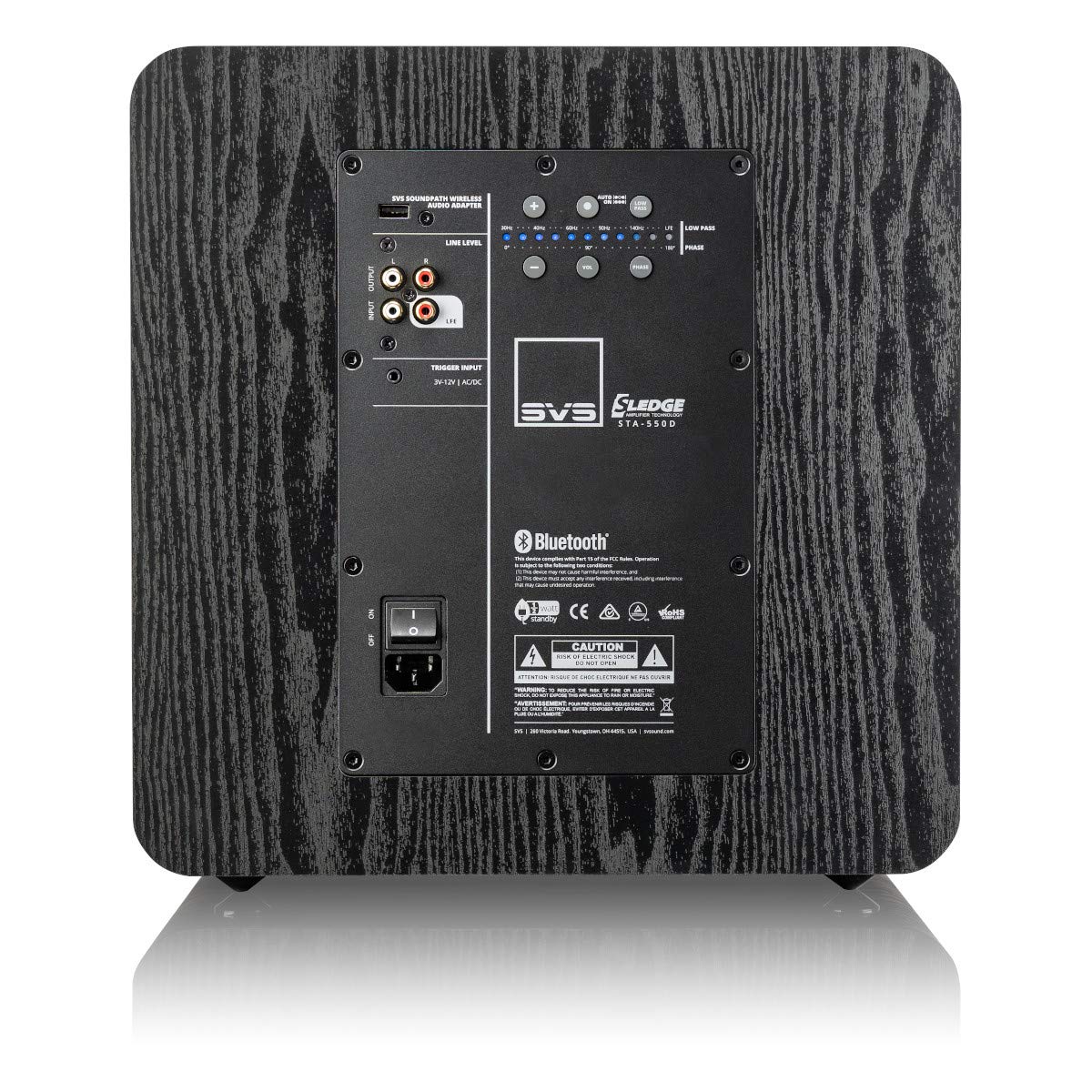 Svs Sb-2000 Pro 550 Watt Dsp Controlled 12 Sealed Subwoofer (Black Ash)