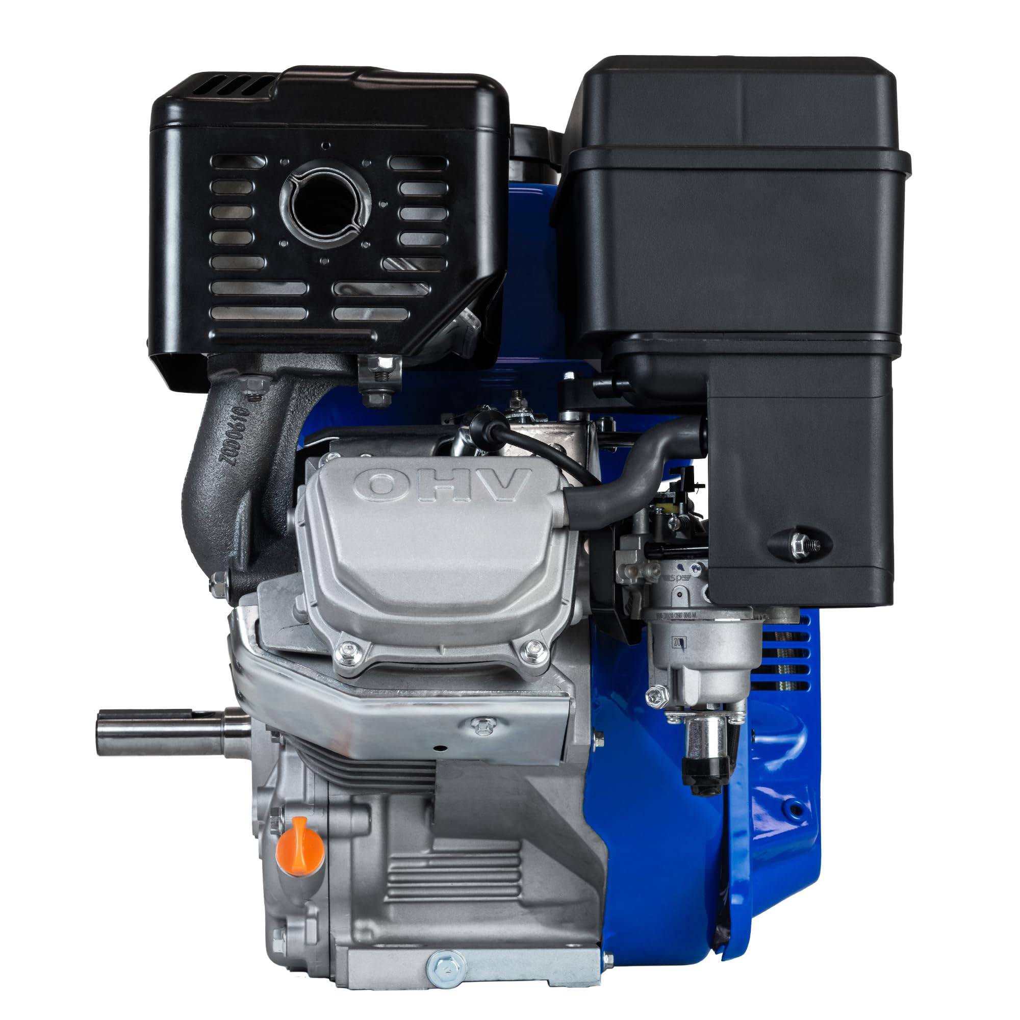 Duromax Xp20Hp 500Cc 1 Inch Shaft Recoil Start Gas Powered Engine, Blue